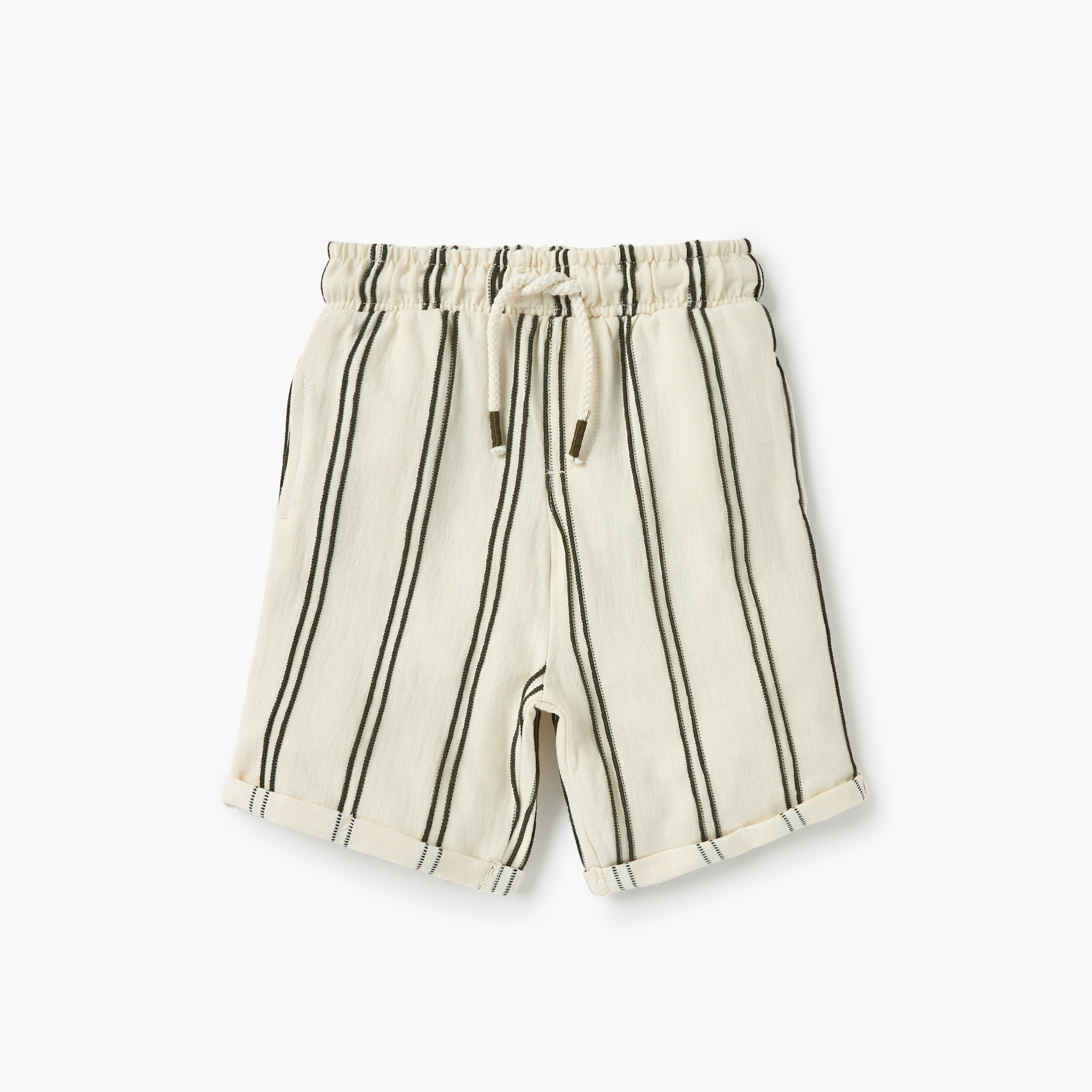 Giggles Striped Polo T-shirt and Shorts Set-baby-boys-clothing-setsandcoords-image-3