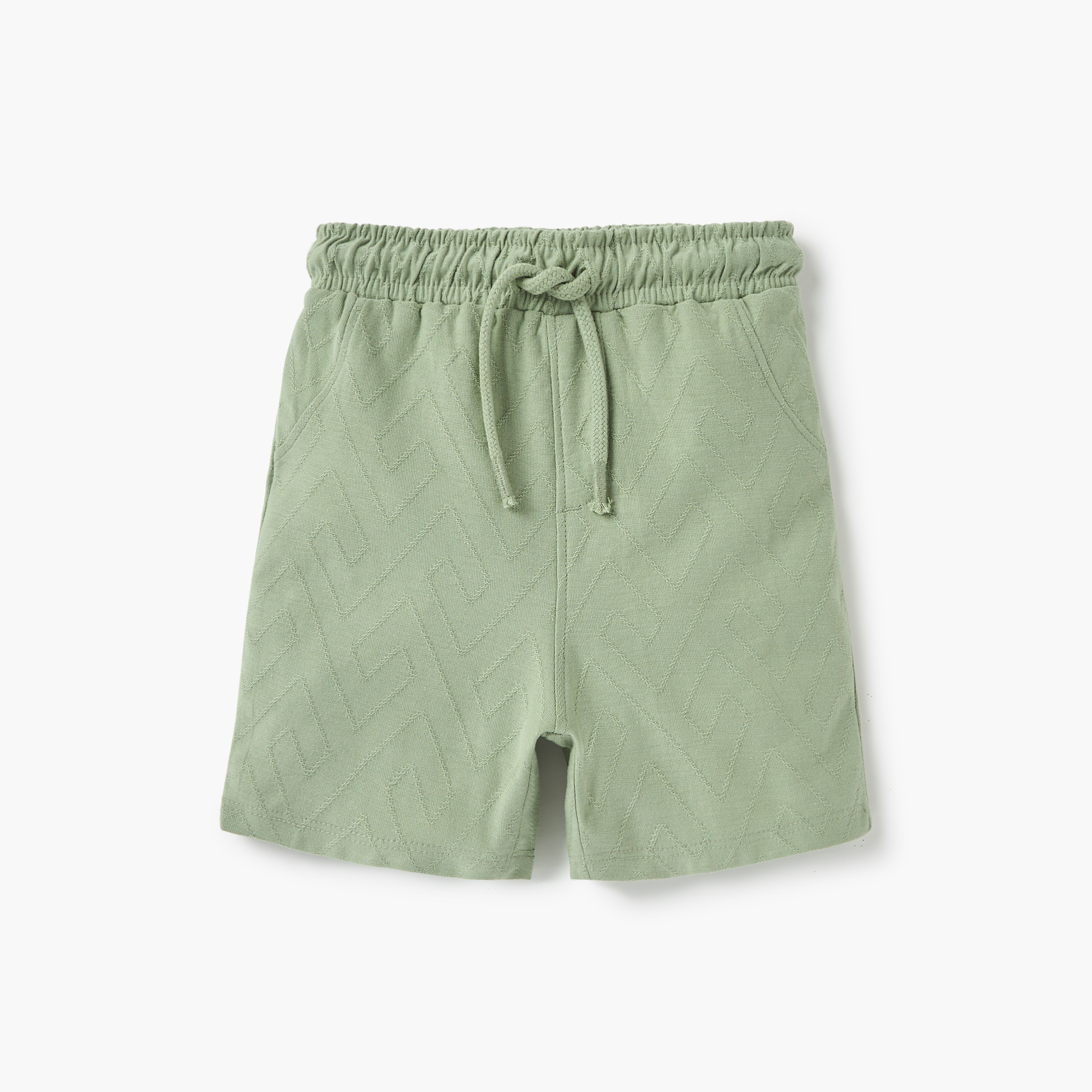 ظقم تيشيرت بارز الملمس وشورت من جيجلز-baby-boys-clothing-setsandcoords-image-3
