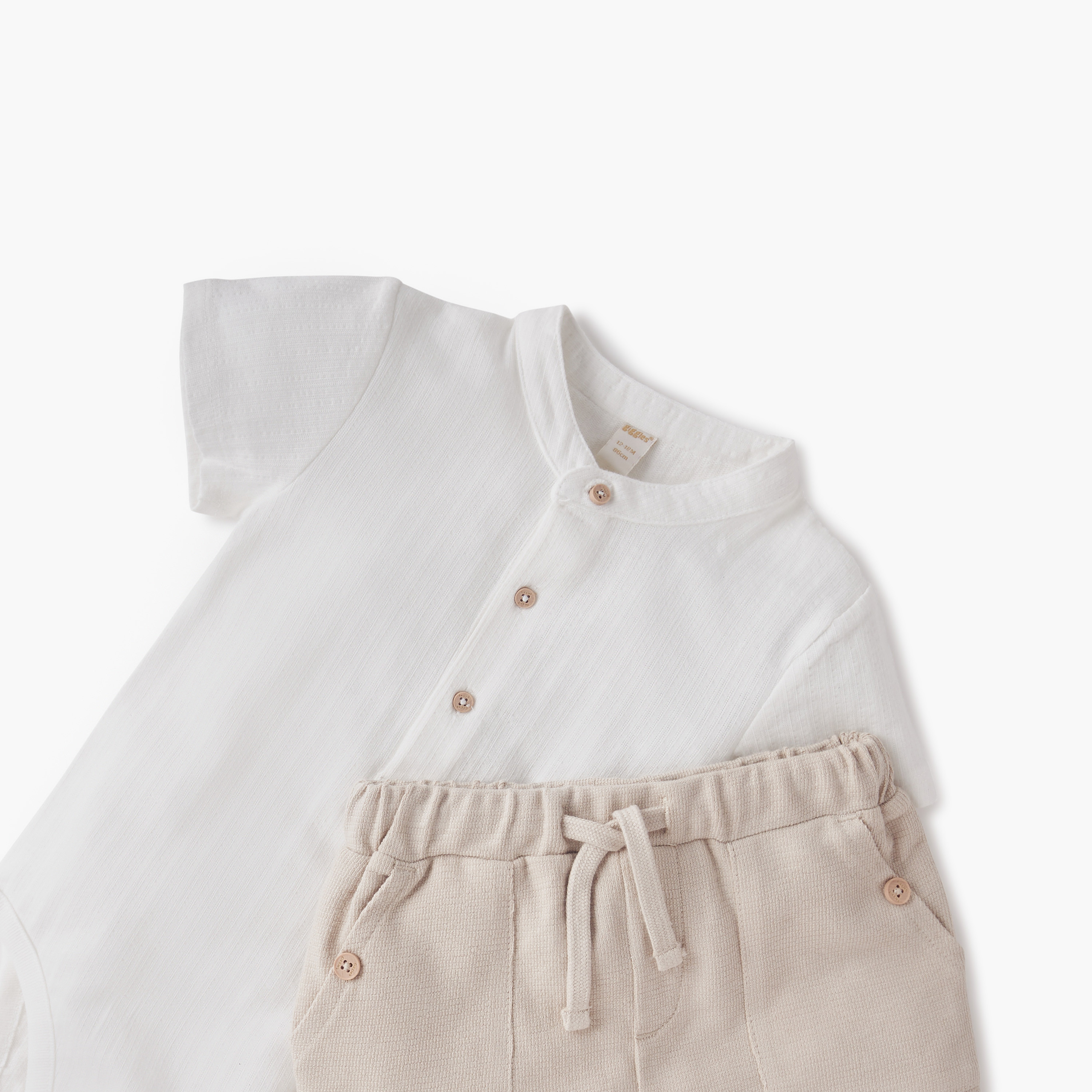 طقم شورت وبودي سوت مخطط من جيجلز-baby-boys-clothing-setsandcoords-image-4