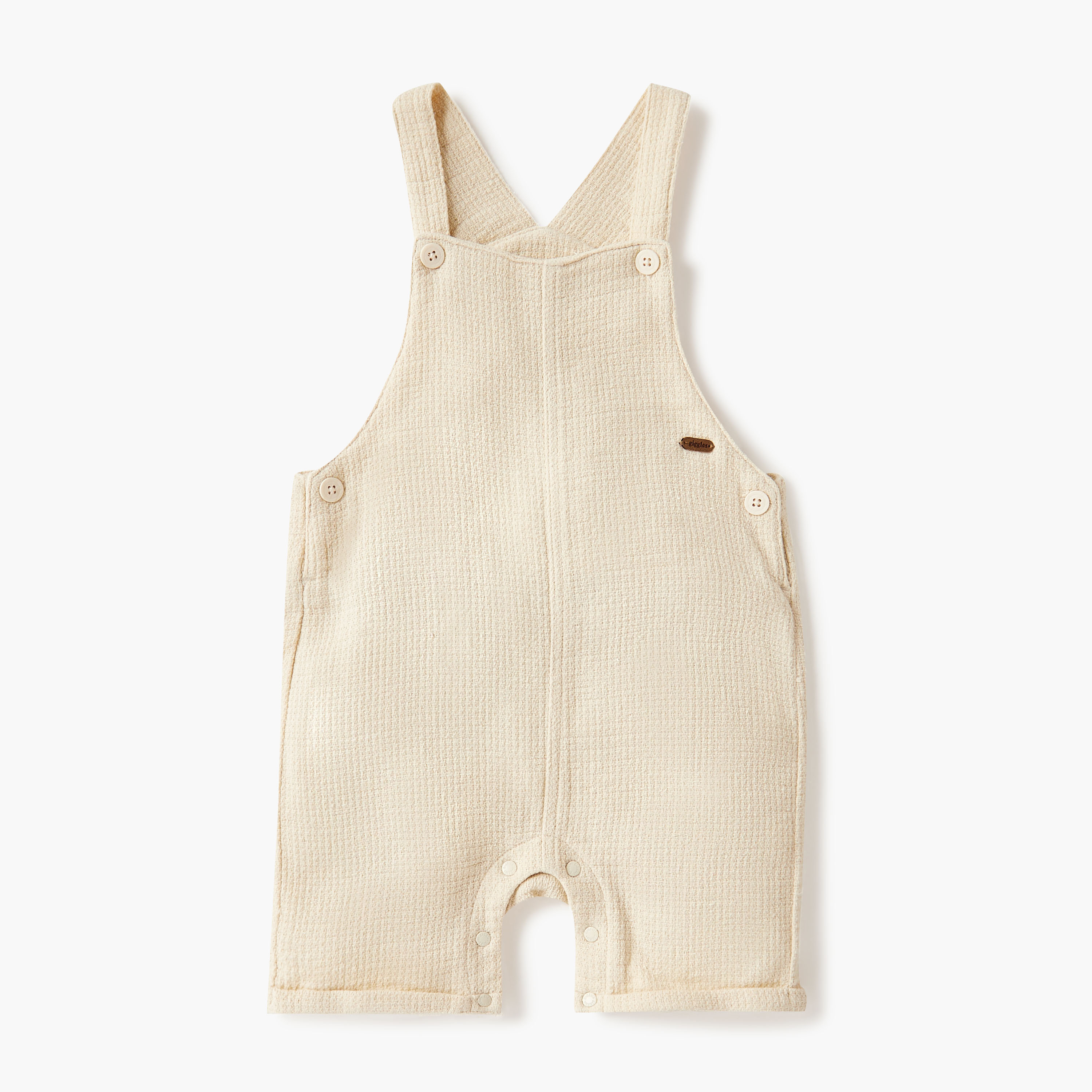 Giggles Textured Dungaree and T-shirt Set-baby-boys-clothing-setsandcoords-image-3