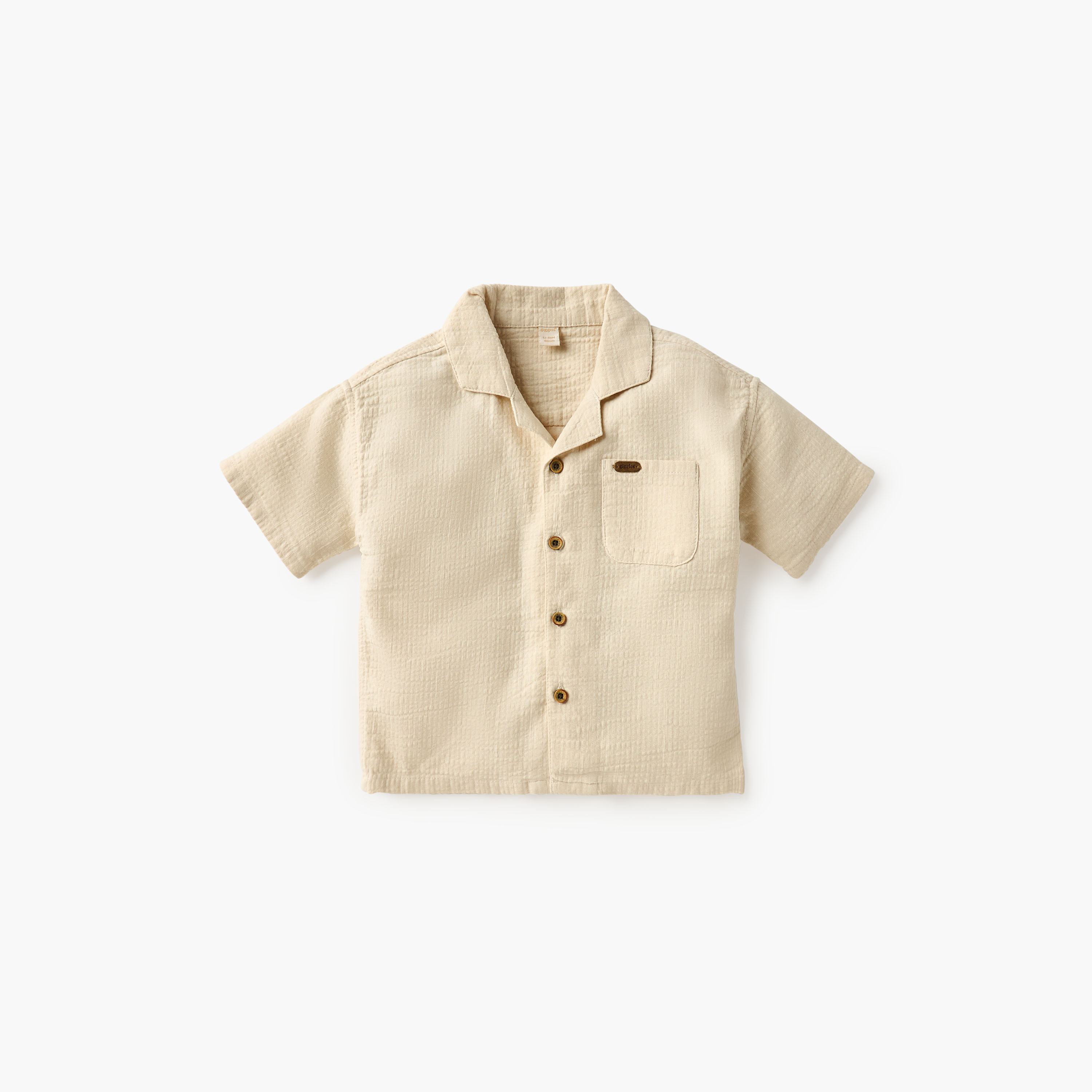 Giggles Textured Shirt and Shorts Set-baby-boys-clothing-setsandcoords-image-2