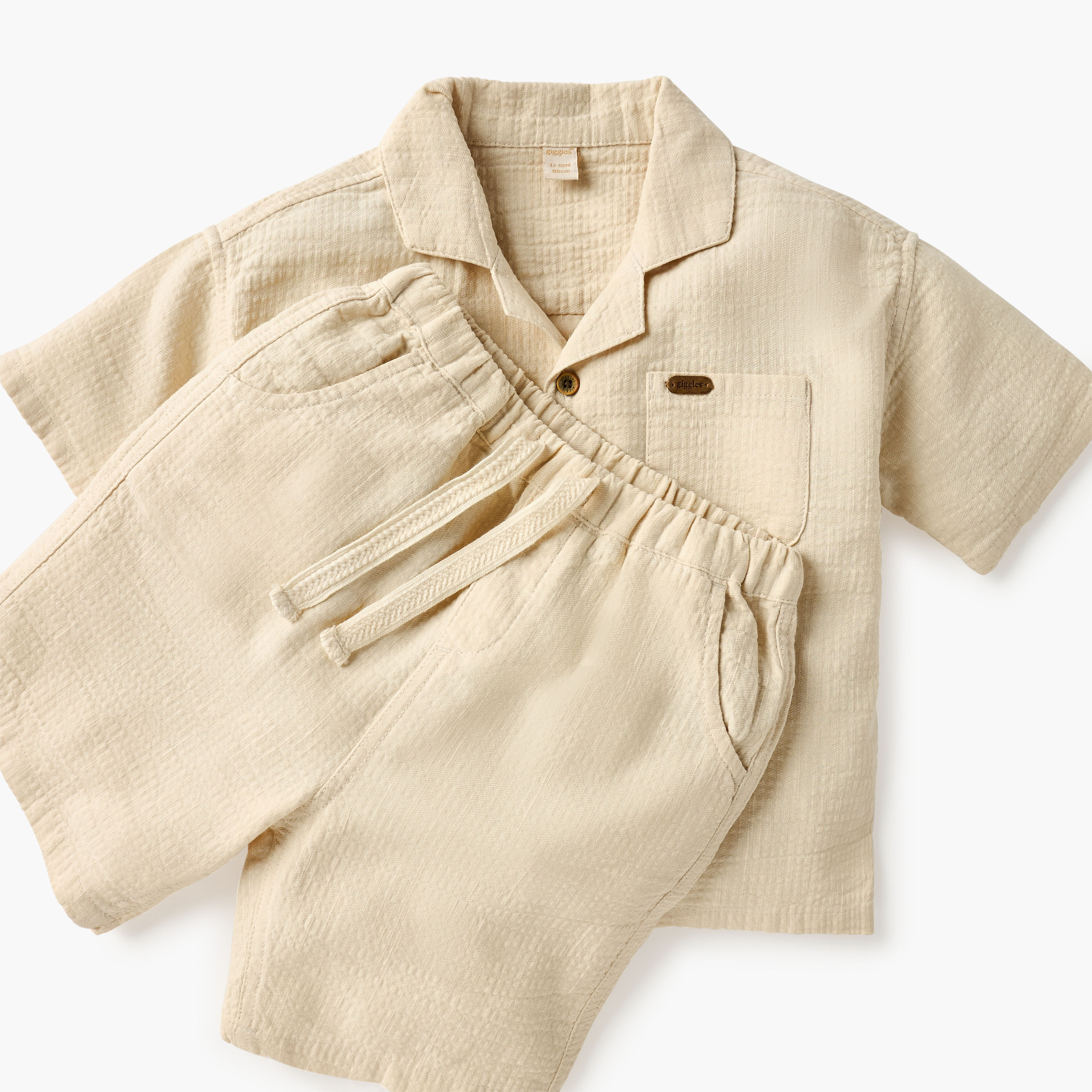 Giggles Textured Shirt and Shorts Set-baby-boys-clothing-setsandcoords-image-4