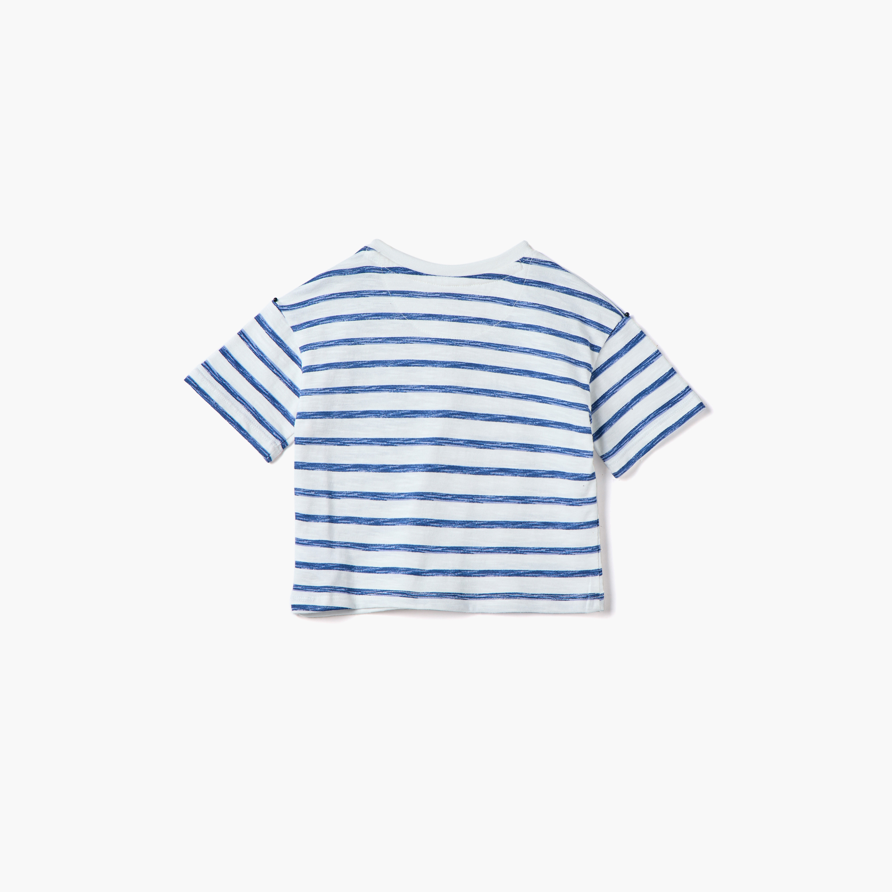 Lee Cooper Striped T-shirt with Chest Pocket-baby-boys-clothing-tshirtsandpolos-image-2