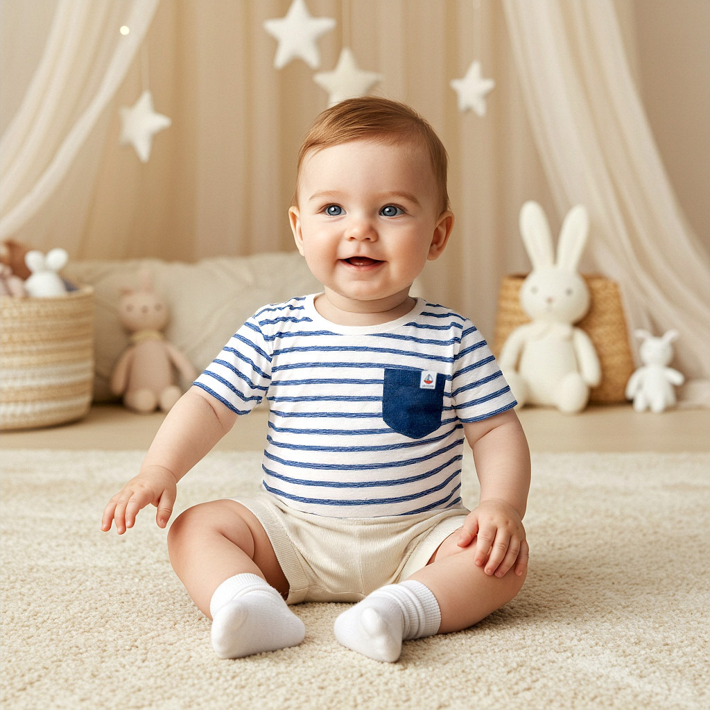 Lee Cooper Striped T-shirt with Chest Pocket-baby-boys-clothing-tshirtsandpolos-image-5