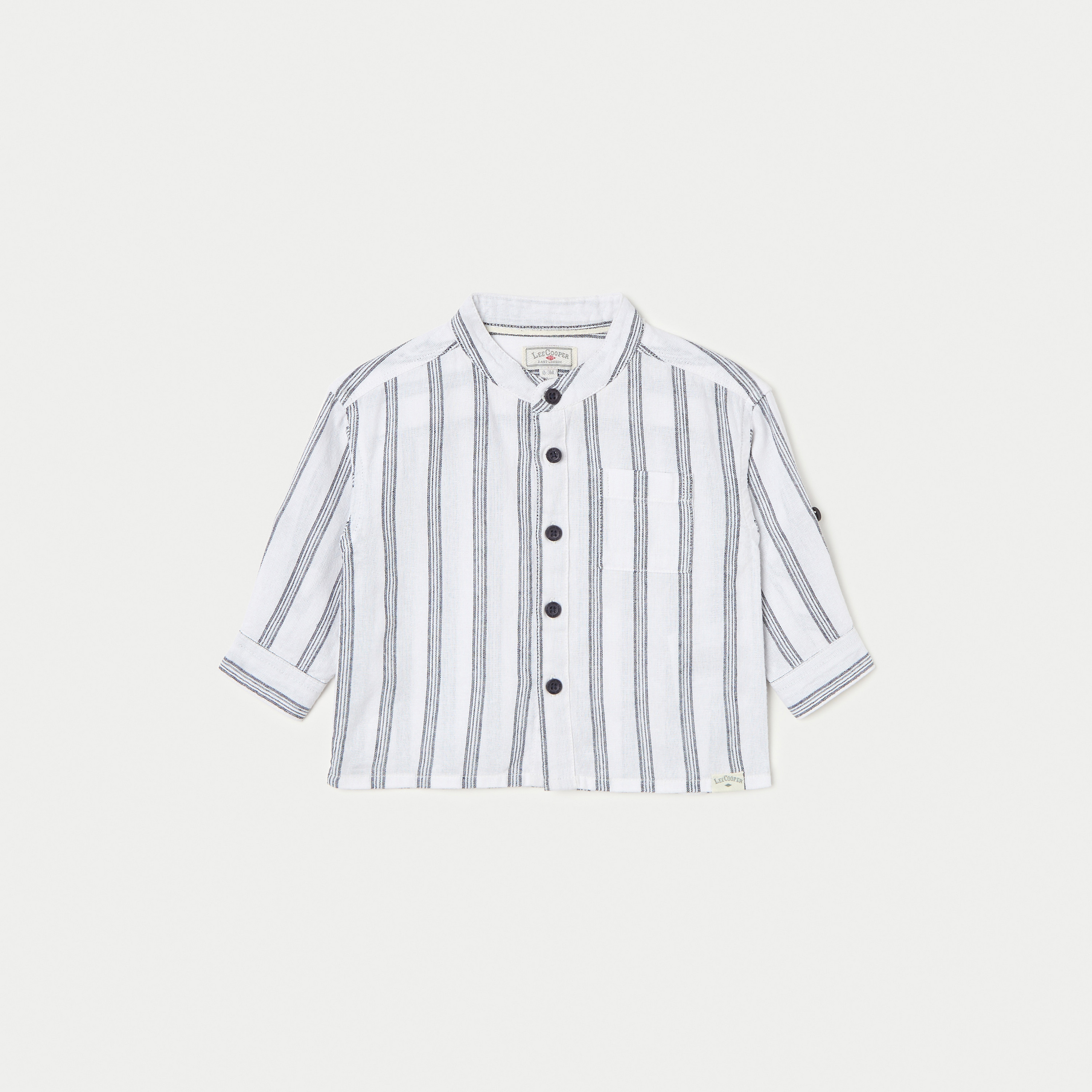 قميص مخطّط بأكمام طويلة من لي كوبر-baby-boys-clothing-shirts-image-1