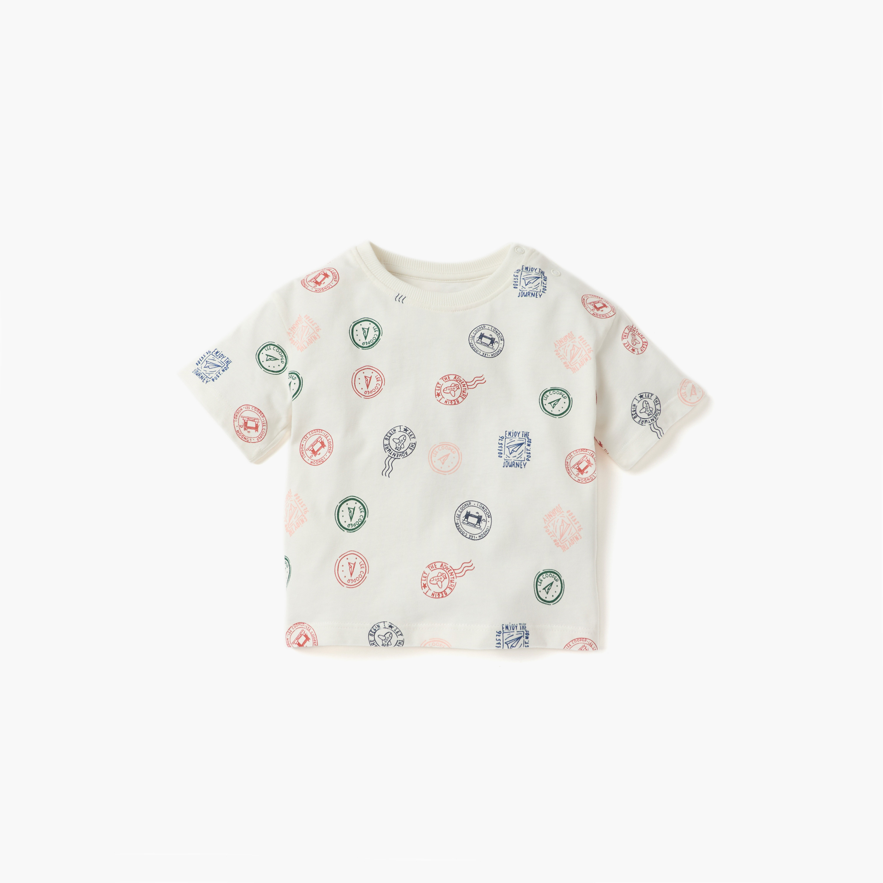 Lee Cooper Graphic Print T-shirt and Shorts Set-baby-boys-clothing-setsandcoords-image-2