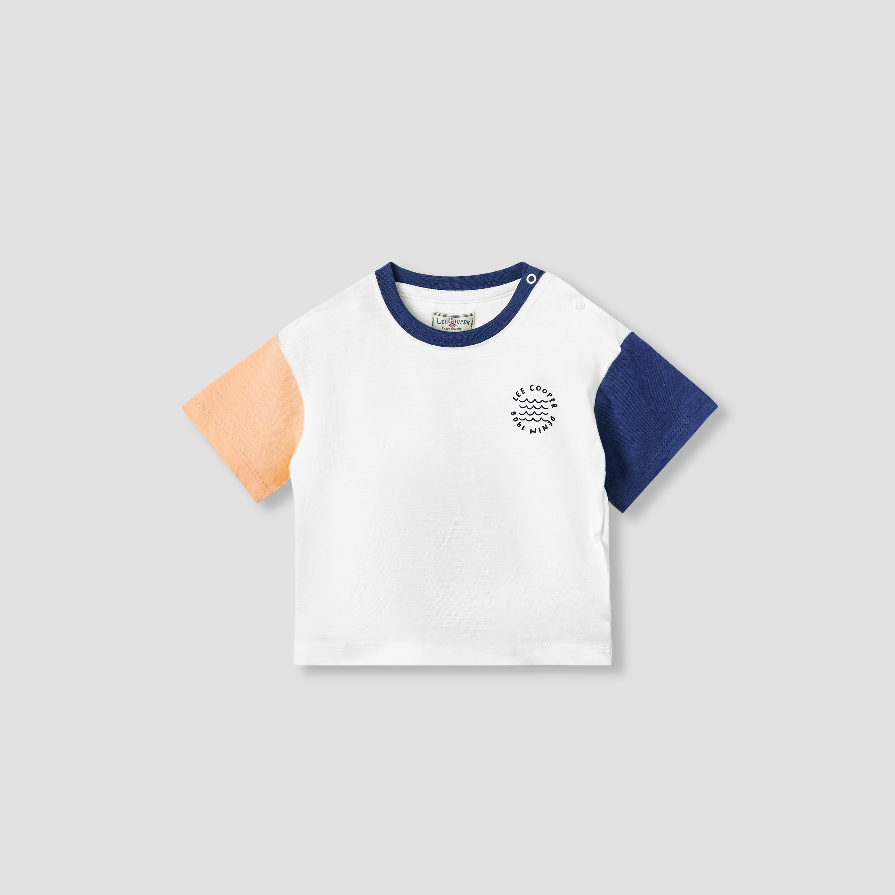 Lee Cooper Colourblock T-shirt and Shorts Set-baby-boys-clothing-setsandcoords-image-2