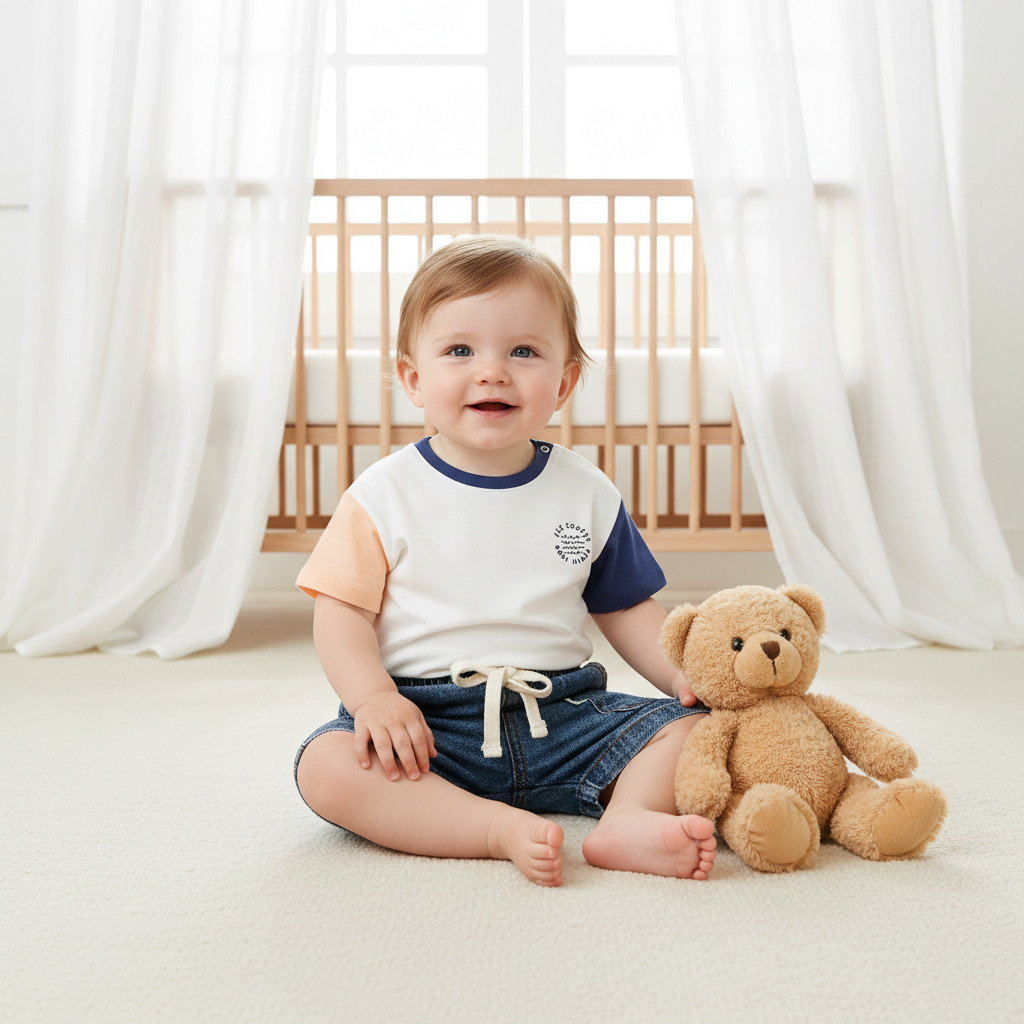 Lee Cooper Colourblock T-shirt and Shorts Set-baby-boys-clothing-setsandcoords-image-7