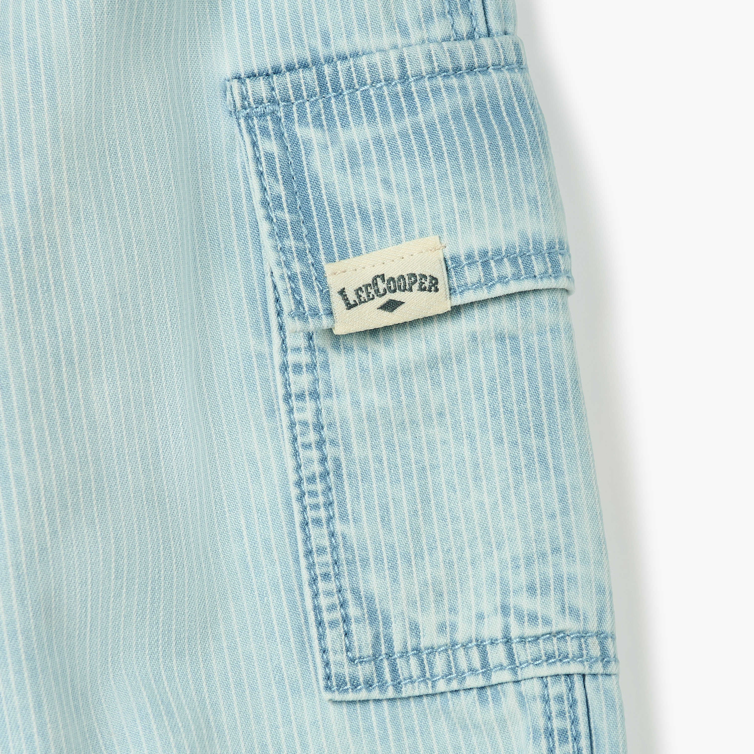 Lee Cooper Striped Boys Loose Fit Jeans-baby-boys-clothing-bottoms-jeans-image-4