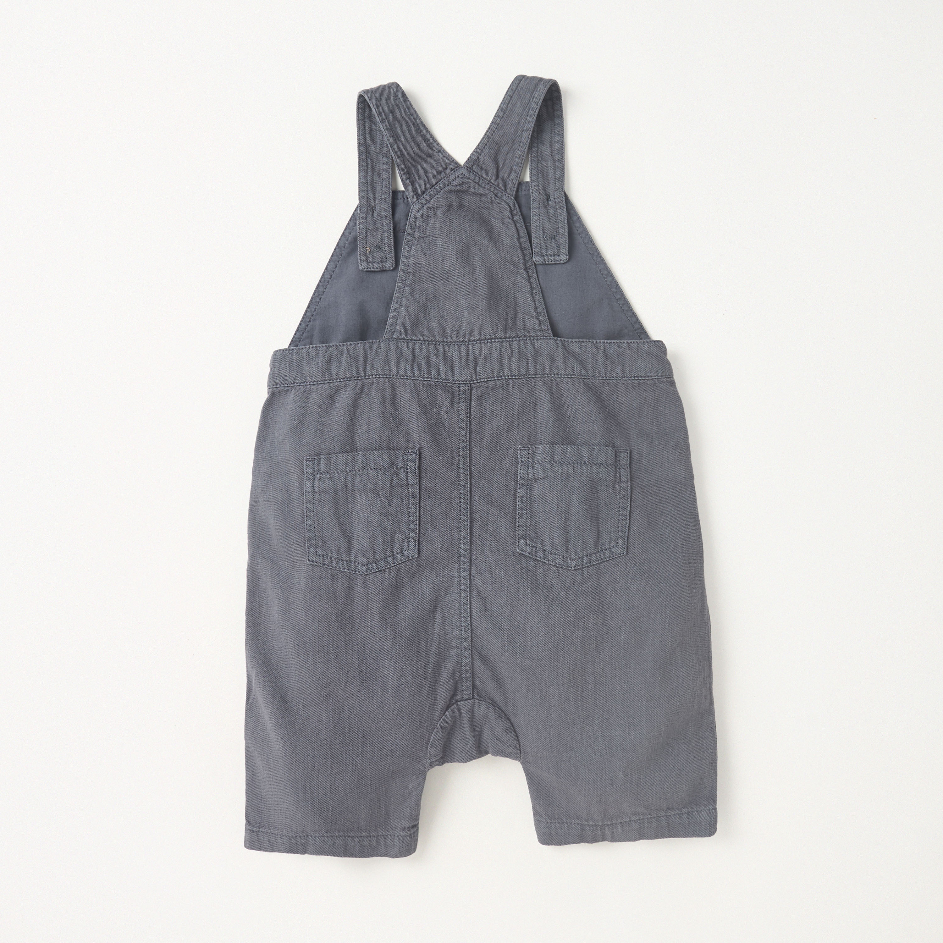 دنغري دينم سادة بزر إغلاق كباس وجيوب من لي كوبر-baby-boys-clothing-rompers-image-2