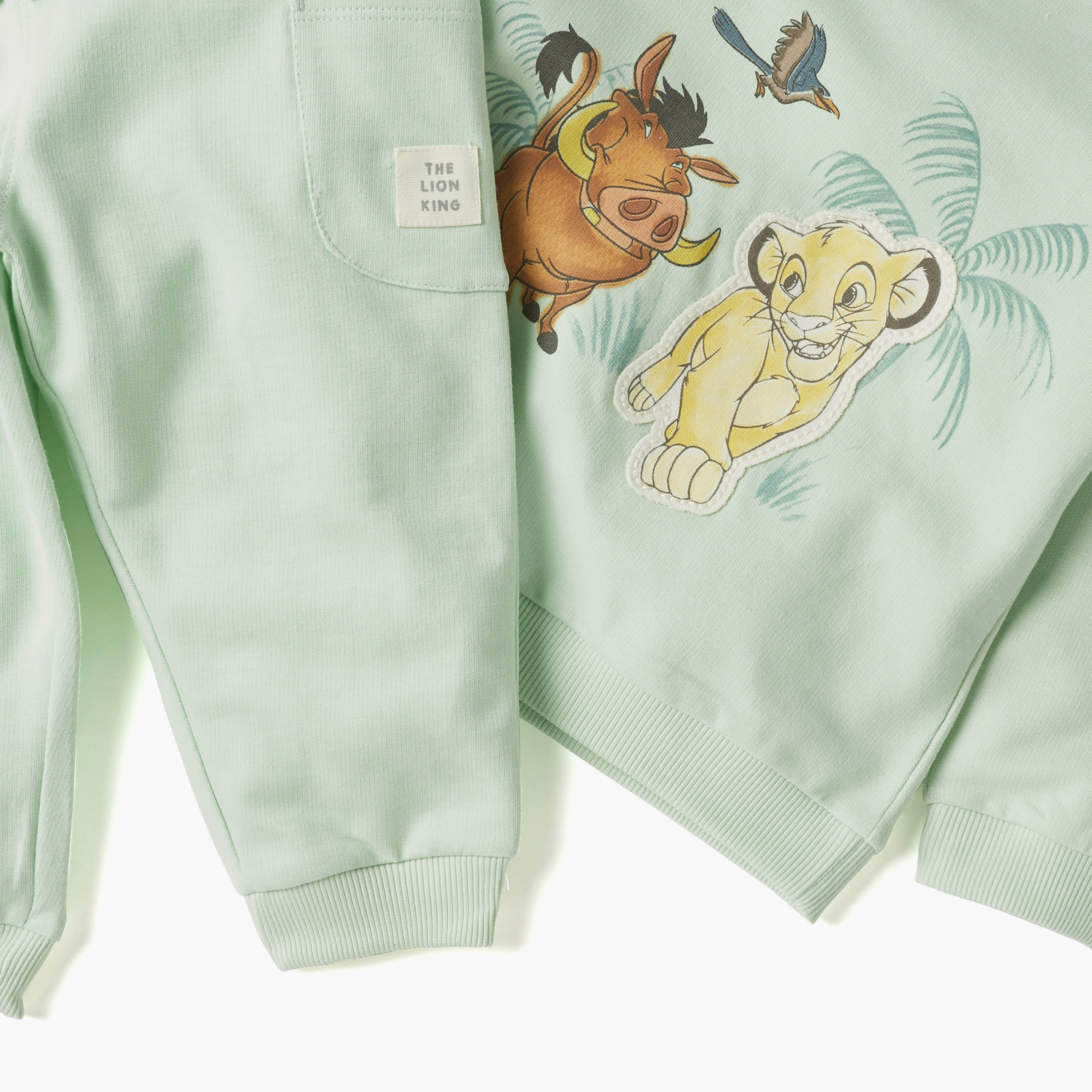 Disney The Lion King Print Sweatshirt and Cargo Joggers Set-baby-boys-clothing-winterwear-setsandcoords-image-5