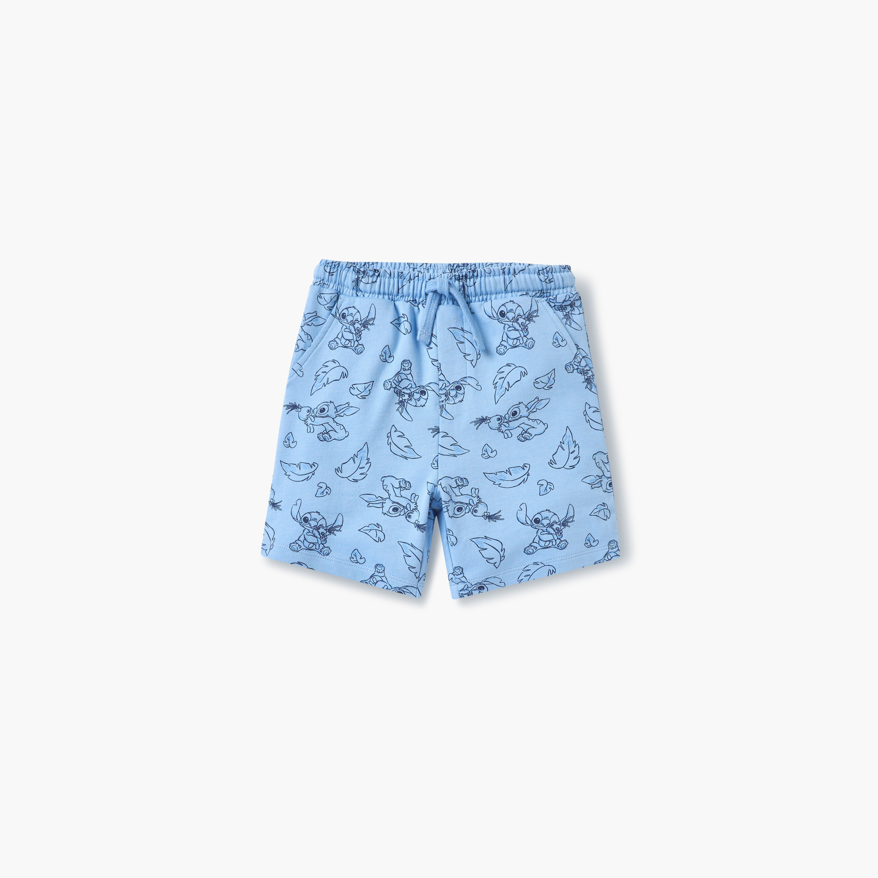 طقم شورت وتيشيرت بأكمام قصيرة وطبعات ستيتش من ديزني-baby-boys-clothing-setsandcoords-image-3