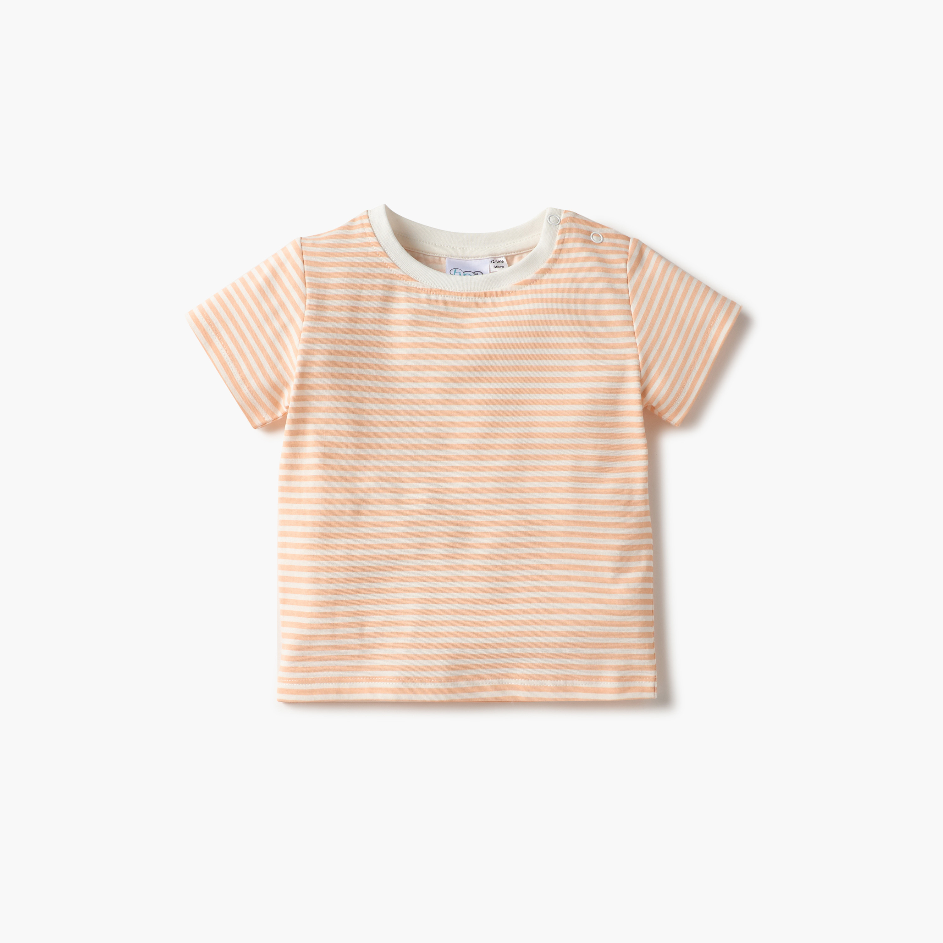 طقم تيشيرت مخطط ودنغري بزخارف دب من كارت بلانش-baby-boys-clothing-setsandcoords-image-2