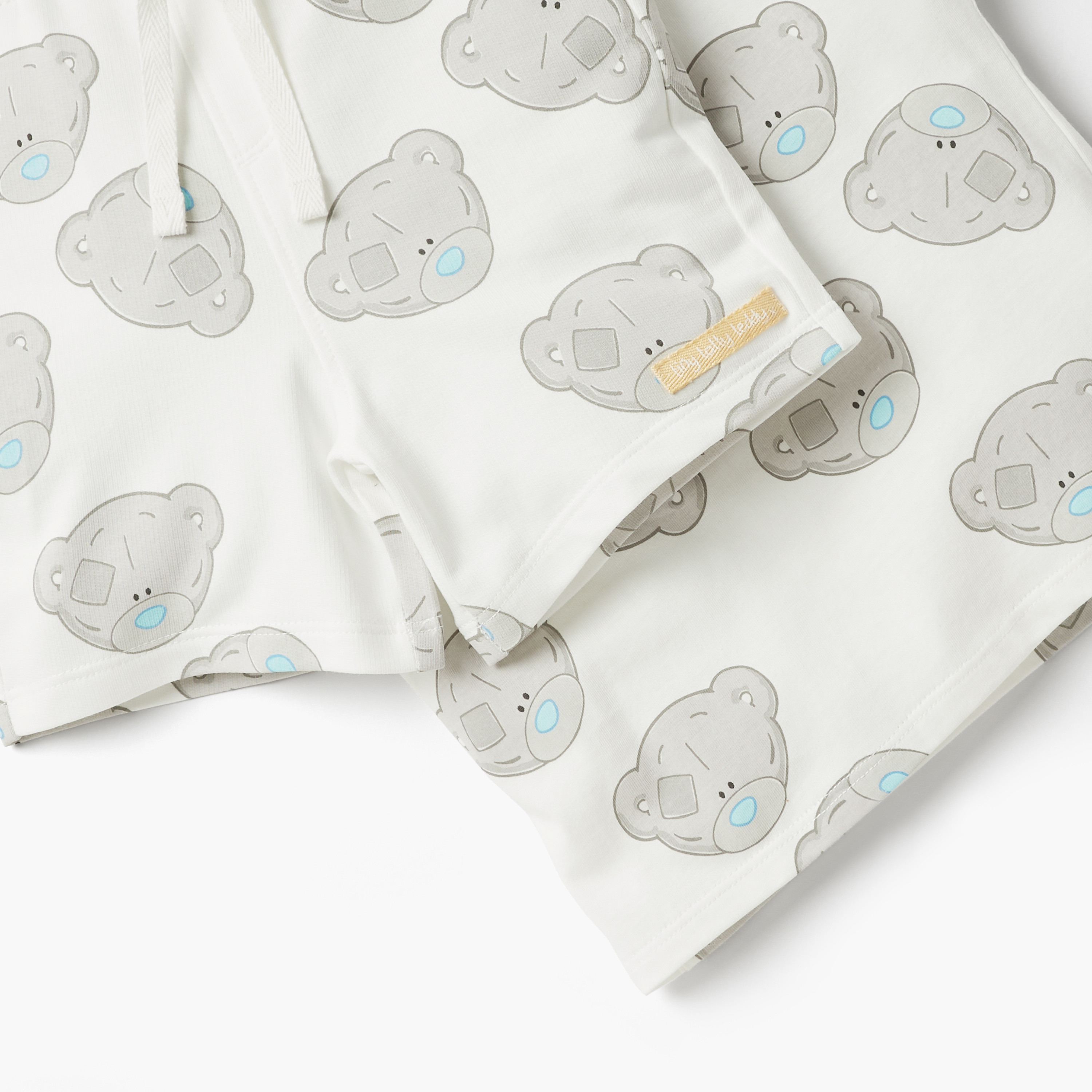 طقم شورت وتيشيرت بطبعات دب كارت بلانش-baby-boys-clothing-setsandcoords-image-5