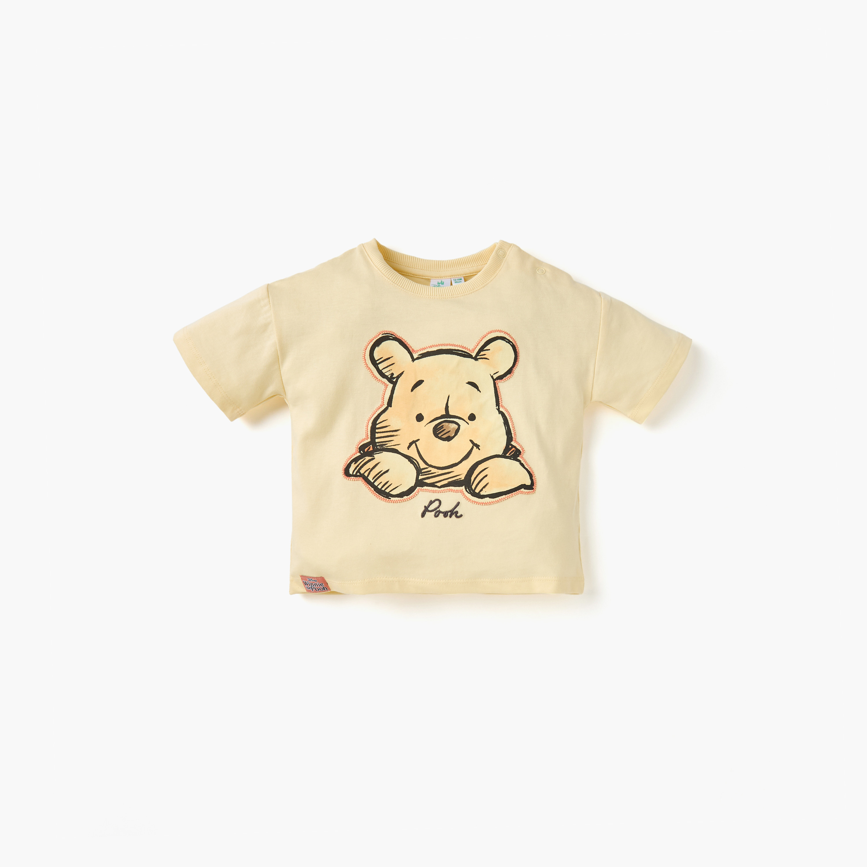 طقم شورت وتيشيرت بطبعات ويني ذا بوه من ديزني-baby-boys-clothing-setsandcoords-image-2