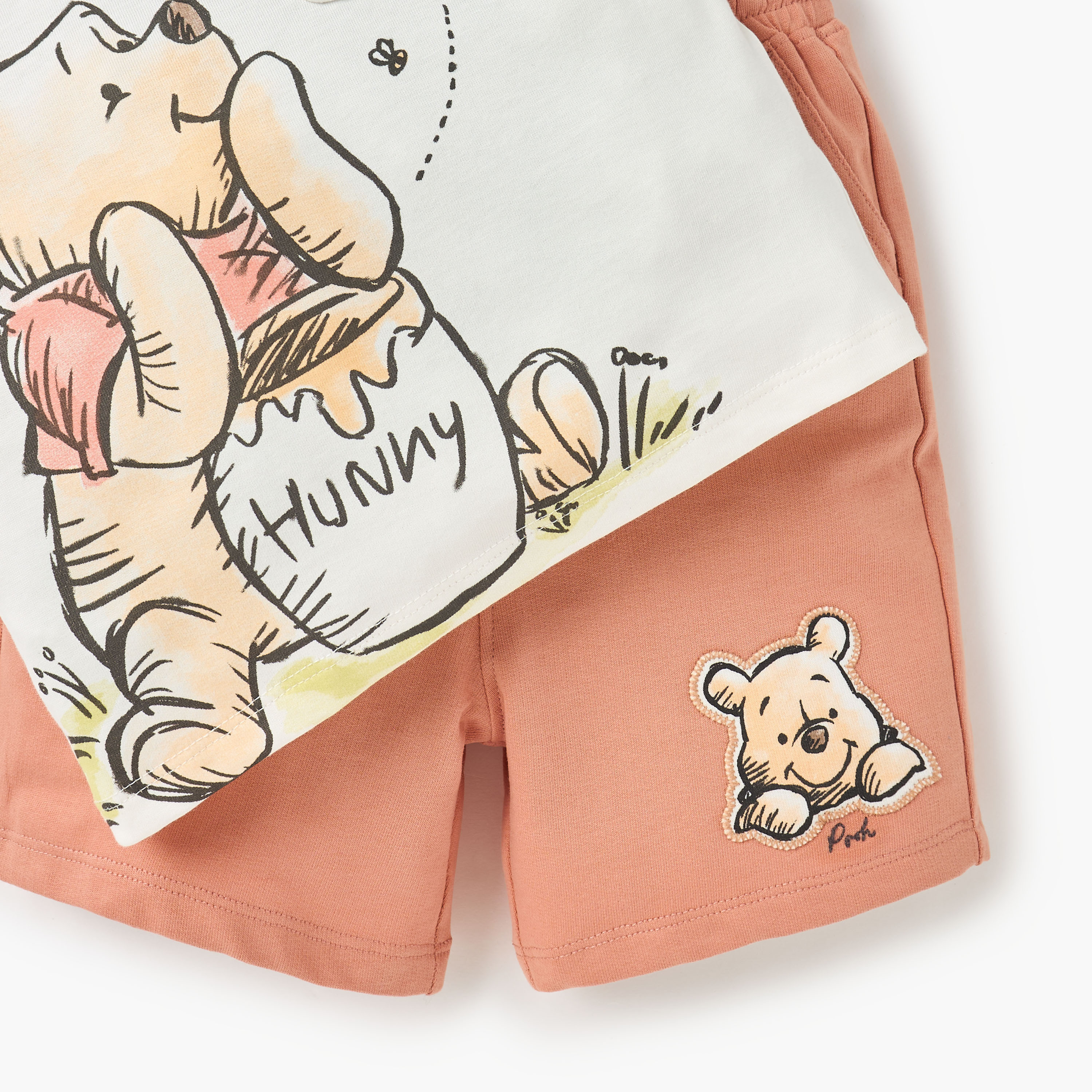طقم تيشيرت بطبعات وشورت-baby-boys-clothing-setsandcoords-image-5