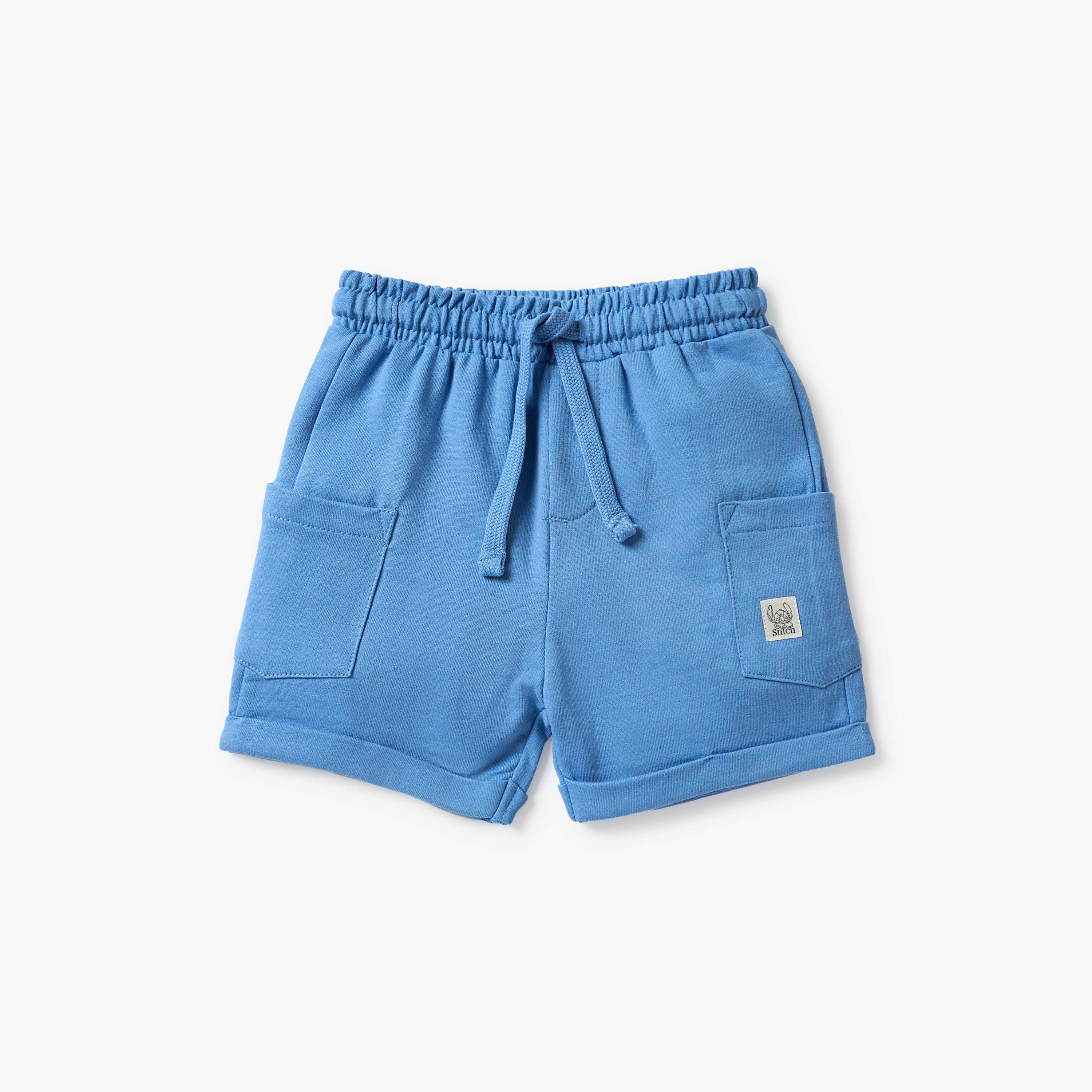 Disney Stitch Print T-shirt and Shorts Set-baby-boys-clothing-setsandcoords-image-3