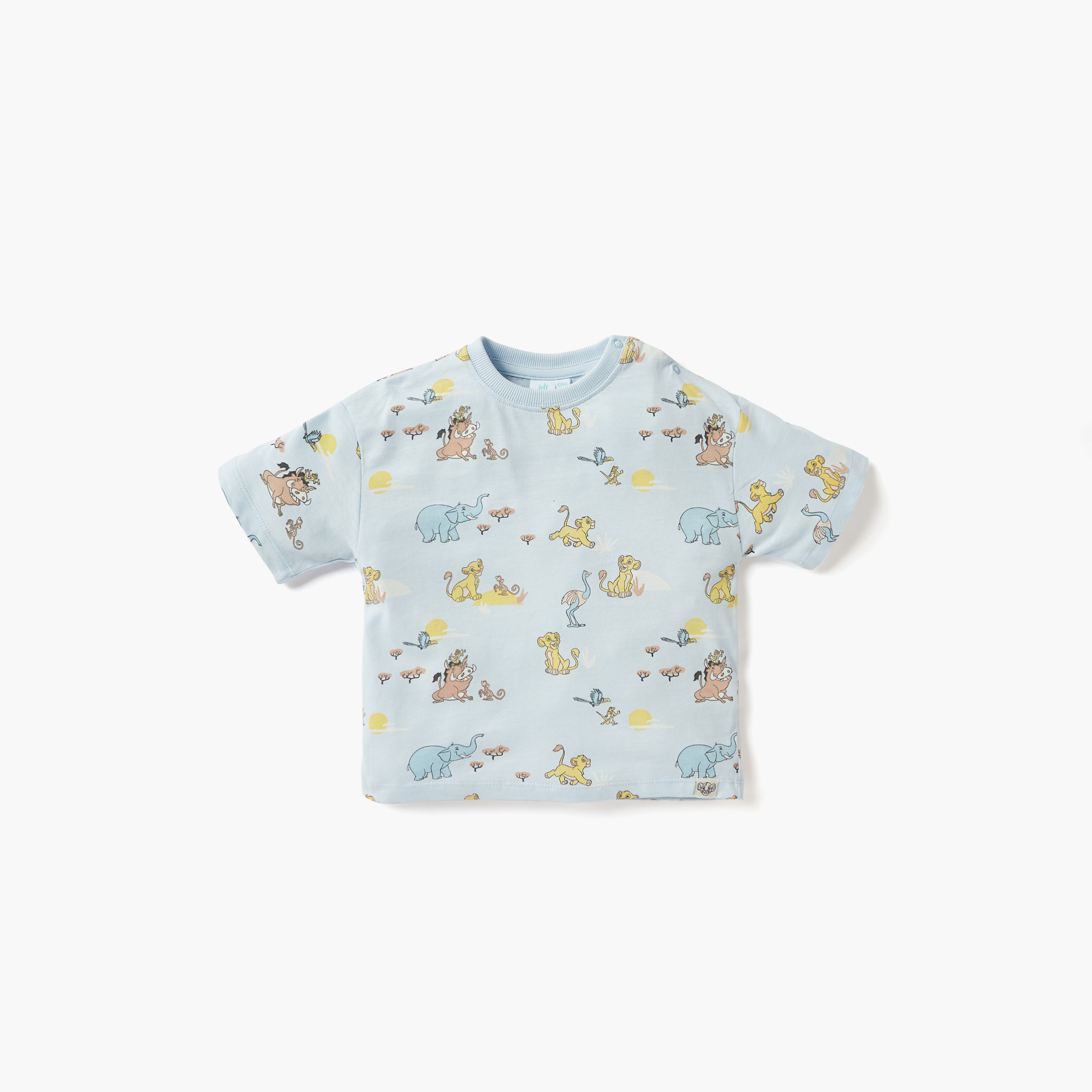 Disney All-Over Lion King Print T-shirt and Shorts Set-baby-boys-clothing-setsandcoords-image-2