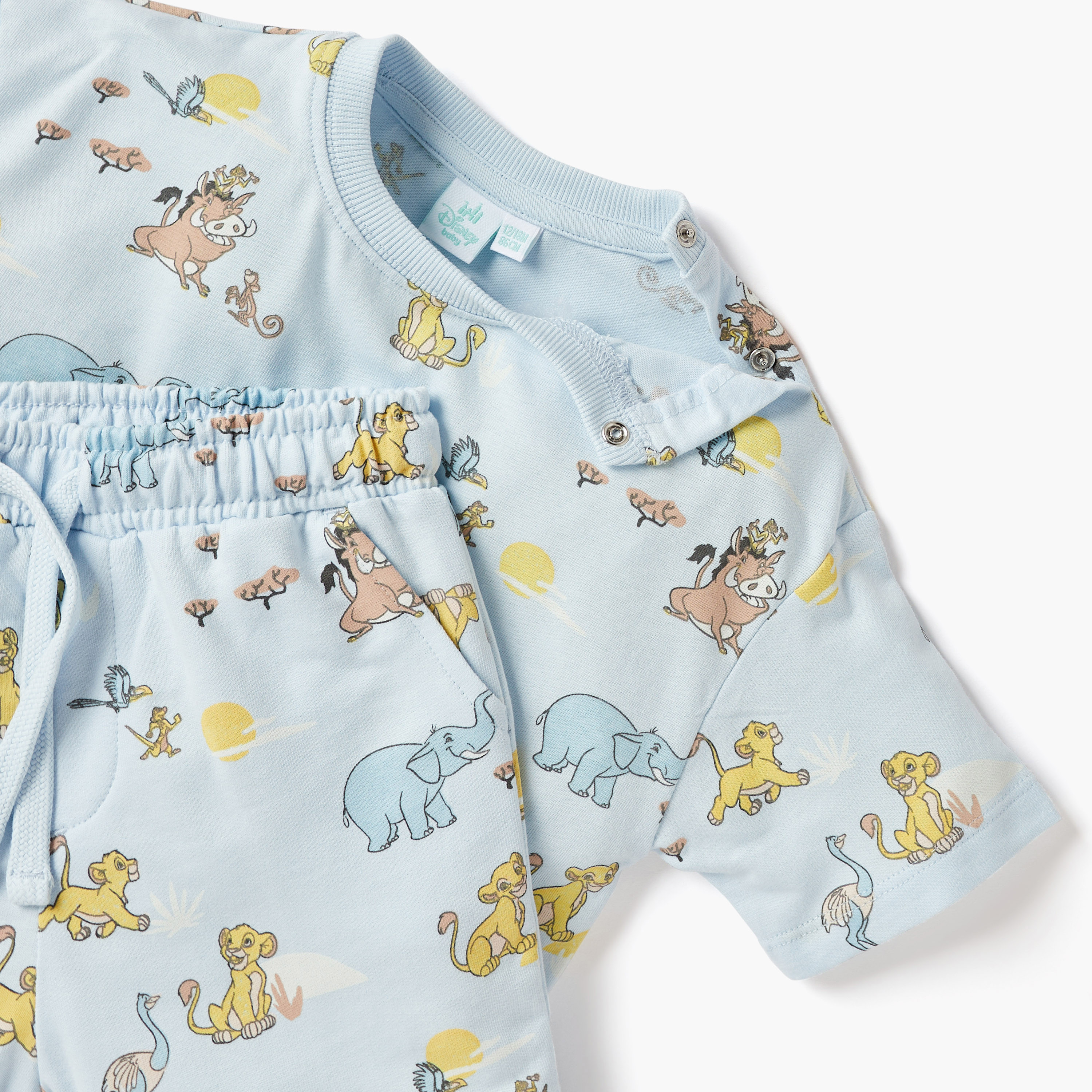 Disney All-Over Lion King Print T-shirt and Shorts Set-baby-boys-clothing-setsandcoords-image-4