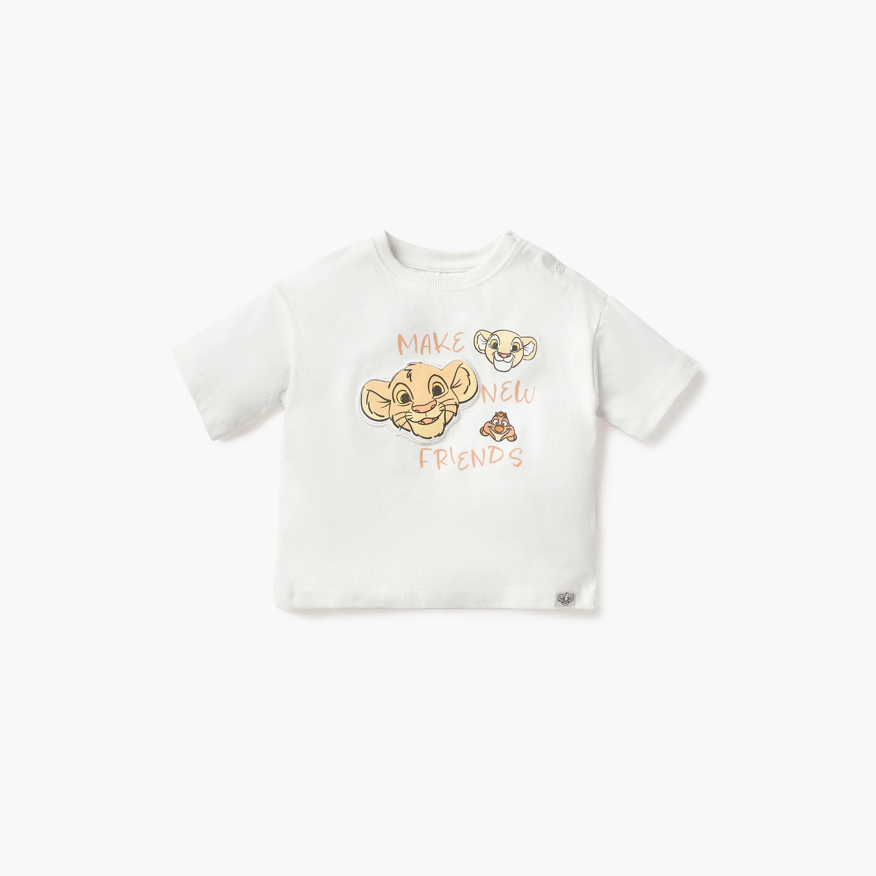طقم تيشيرت وشورت بطبعات الأسد الملك من ديزني-baby-boys-clothing-setsandcoords-image-2