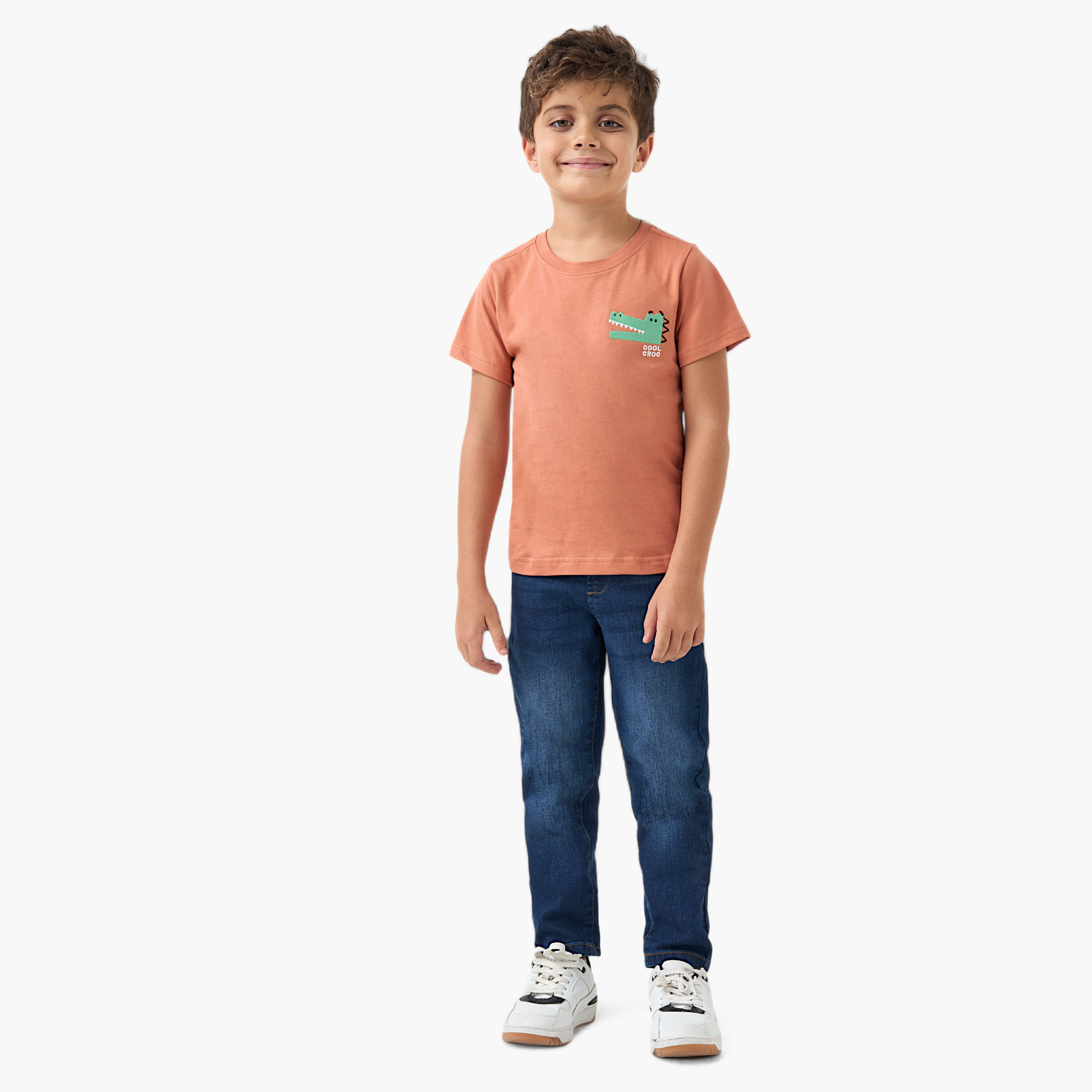 Juniors Assorted Crew Neck T-shirt with Short Sleeves - Set of 2-boys-clothing-tshirtsandpolos-image-3