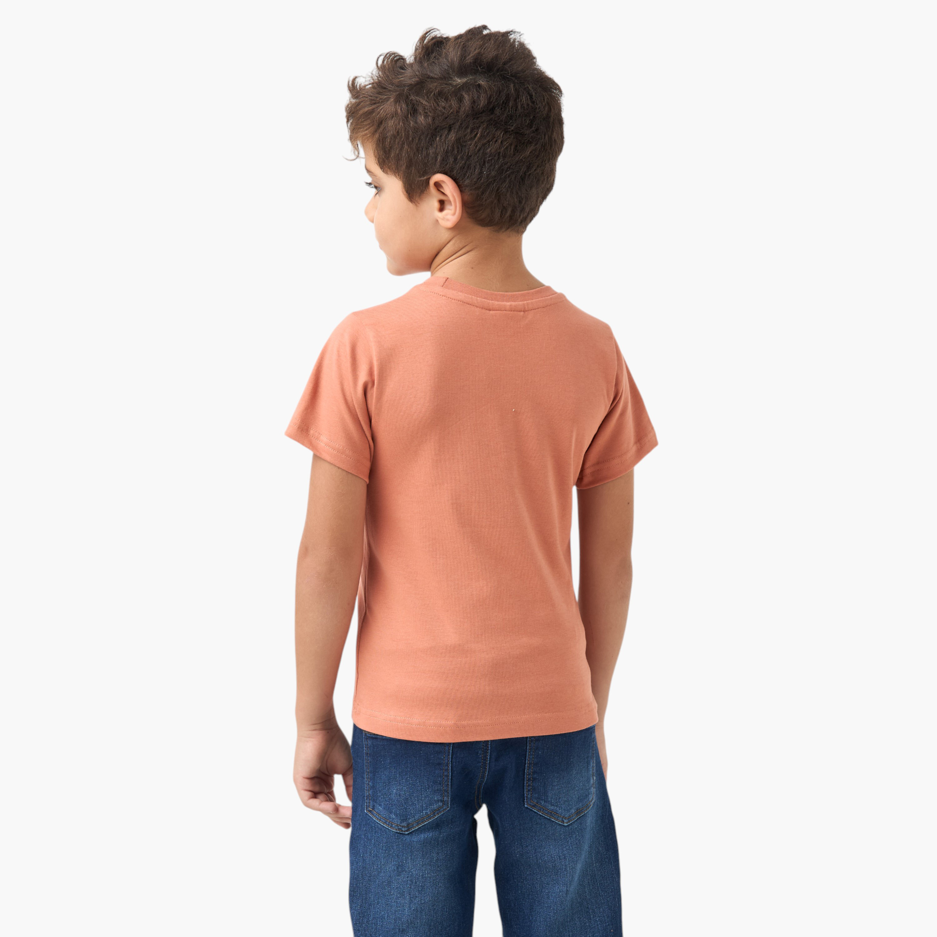Juniors Assorted Crew Neck T-shirt with Short Sleeves - Set of 2-boys-clothing-tshirtsandpolos-image-4