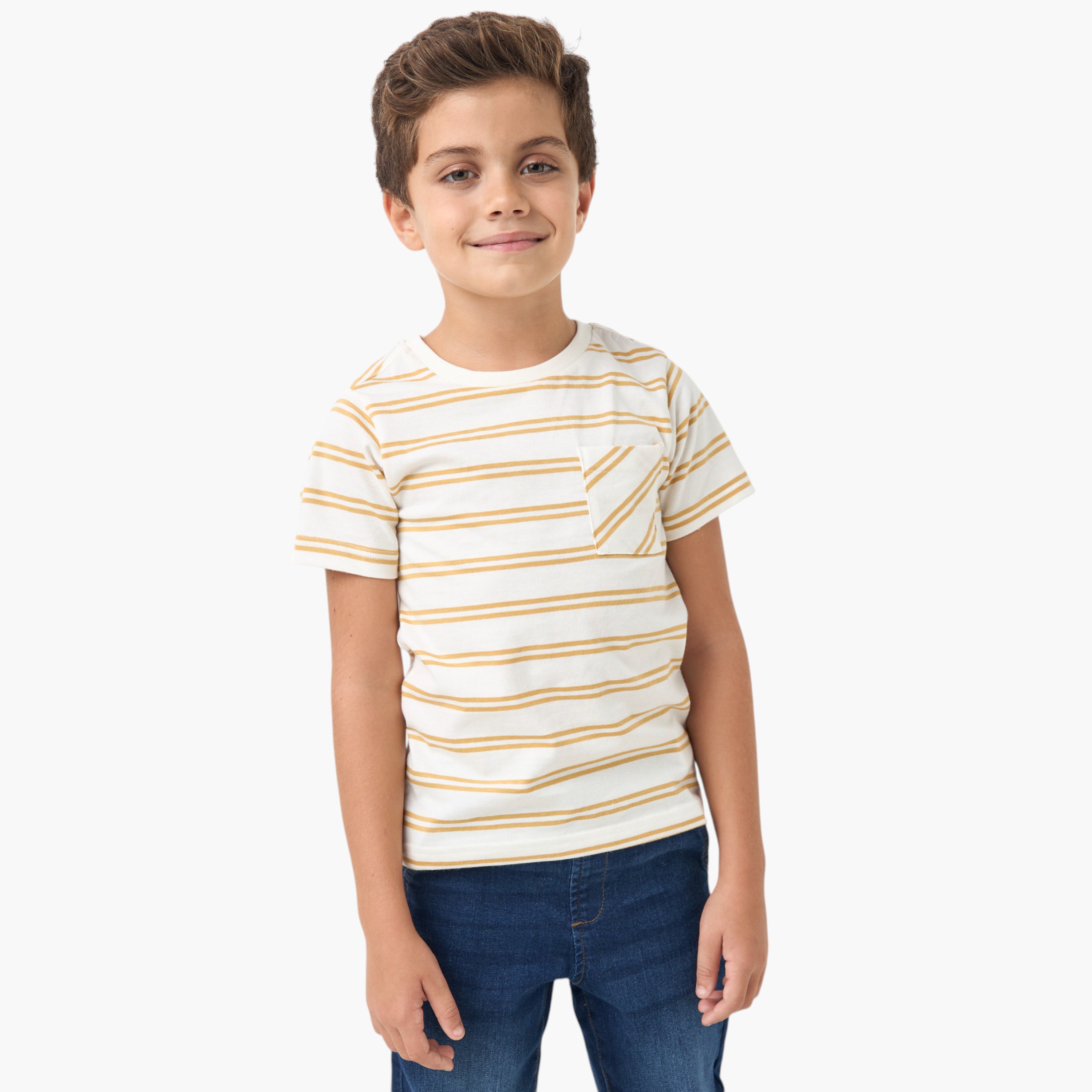 Juniors Assorted Crew Neck T-shirt with Short Sleeves - Set of 2-boys-clothing-tshirtsandpolos-image-6