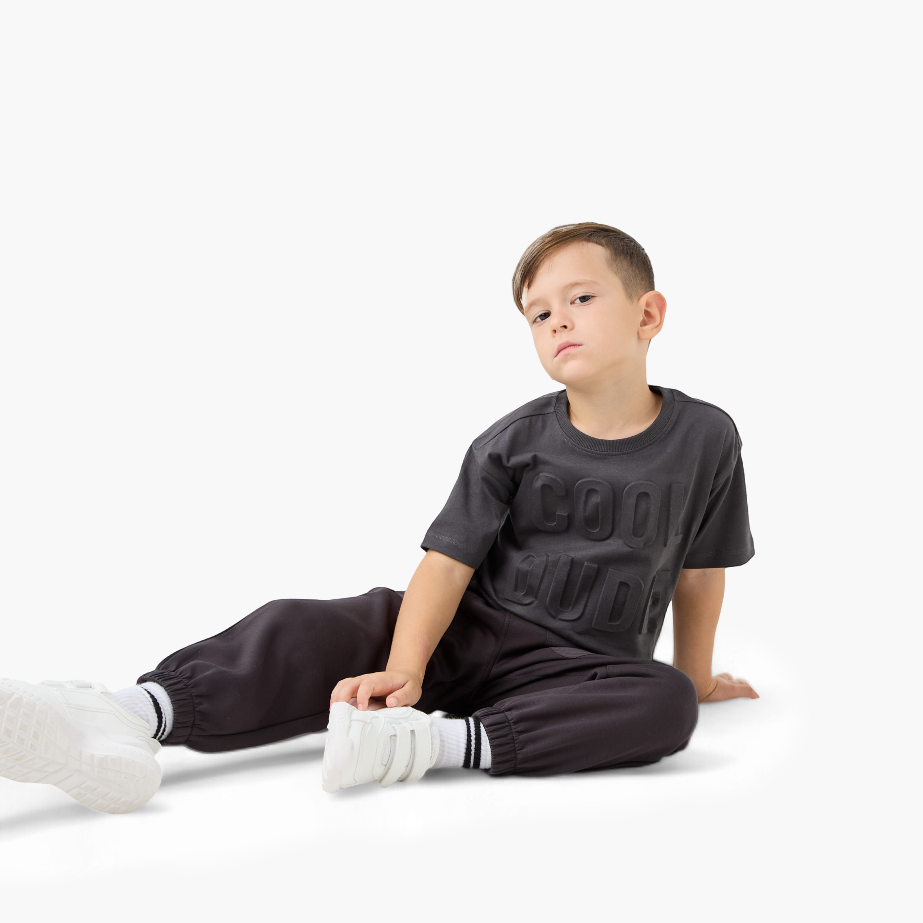 Juniors Printed T-shirt with Crew Neck and Short Sleeves-boys-clothing-tshirtsandpolos-image-2