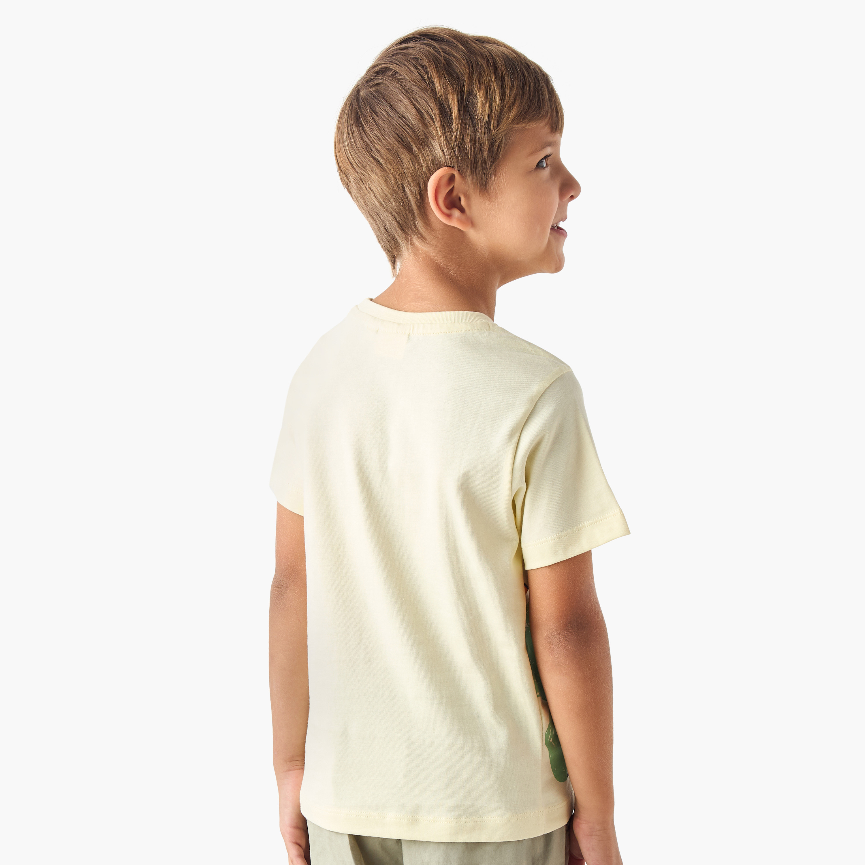 تيشيرت بطبعات ديناصور وأكمام قصيرة من جونيورز-boys-clothing-tshirtsandpolos-image-3