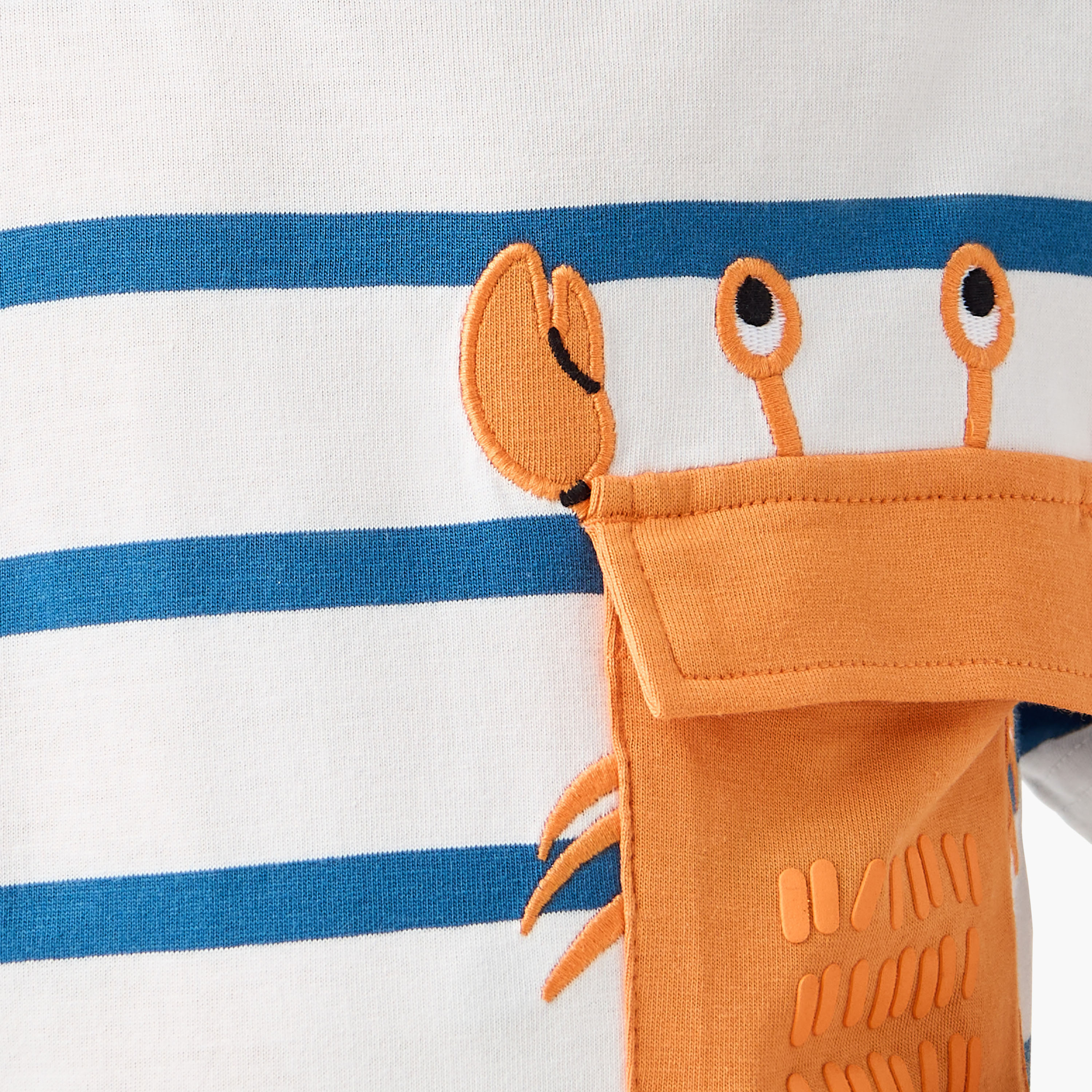 Juniors Striped T-shirt with Pocket and Short Sleeves-boys-clothing-tshirtsandpolos-image-5