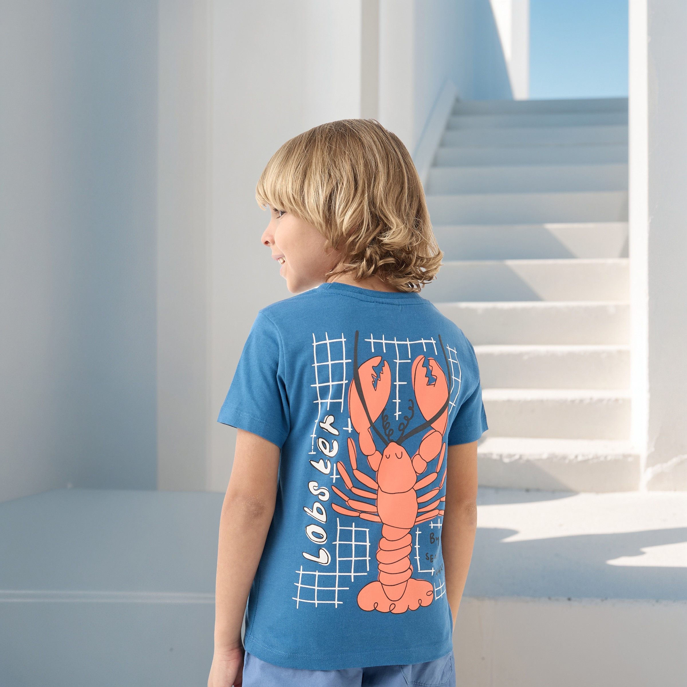 Juniors Printed Crew Neck T-shirt with Short Sleeves - Set of 2-boys-clothing-tshirtsandpolos-image-5