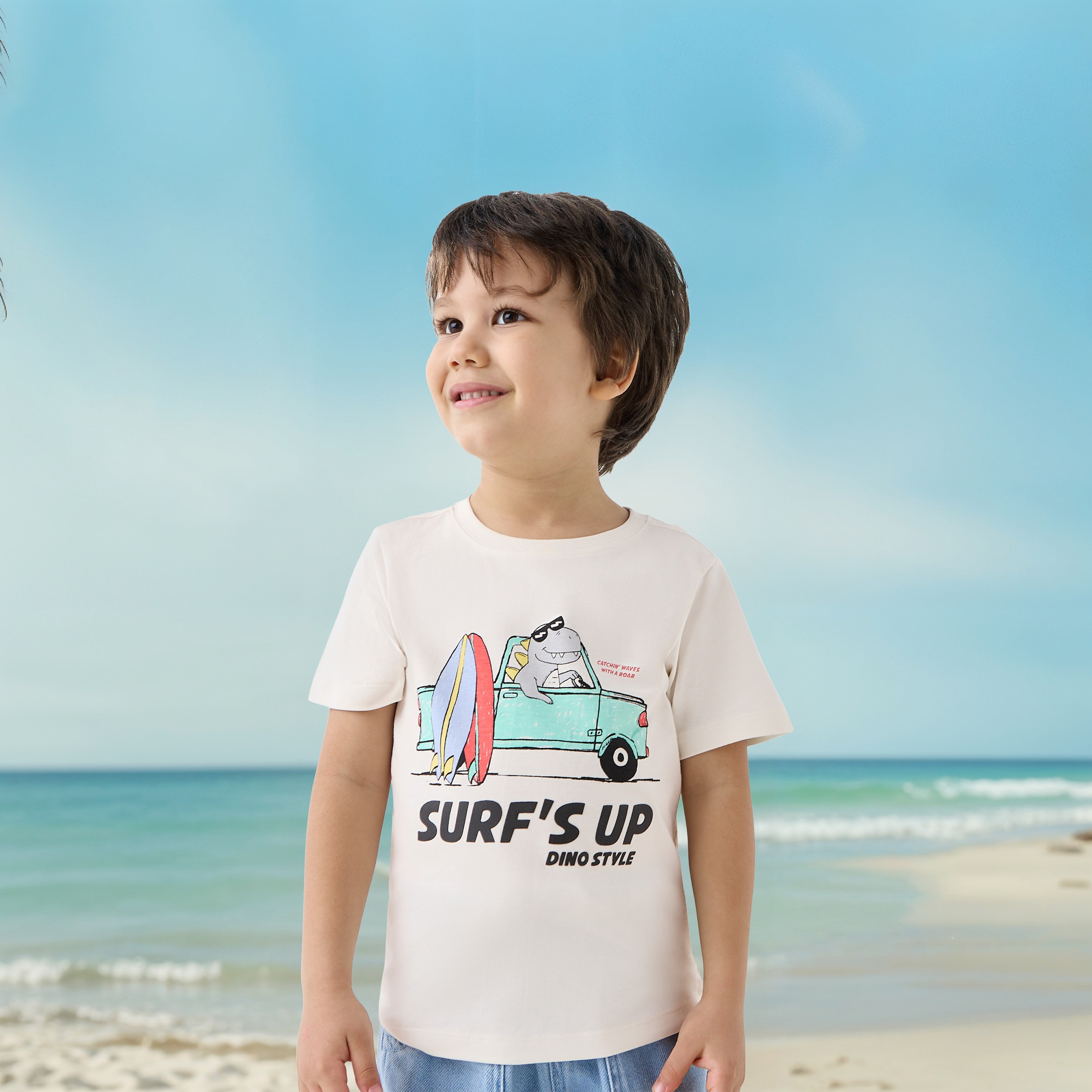 تيشيرت بأكمام قصيرة وطبعات من جونيورز-boys-clothing-tshirtsandpolos-image-1