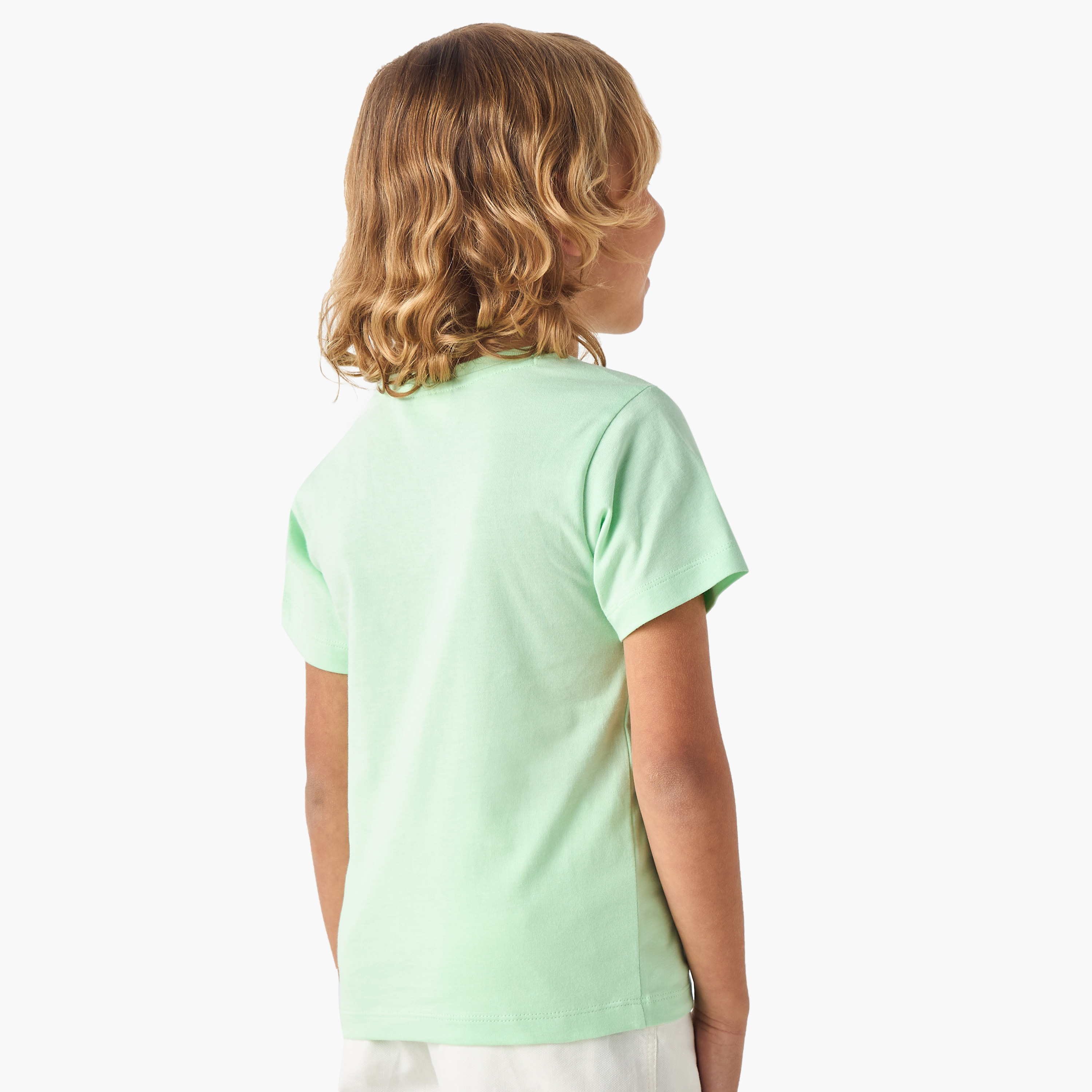 تيشيرت بياقة ضيقة وطبعات من جونيورز - طقم من قطعتين-boys-clothing-tshirtsandpolos-image-4