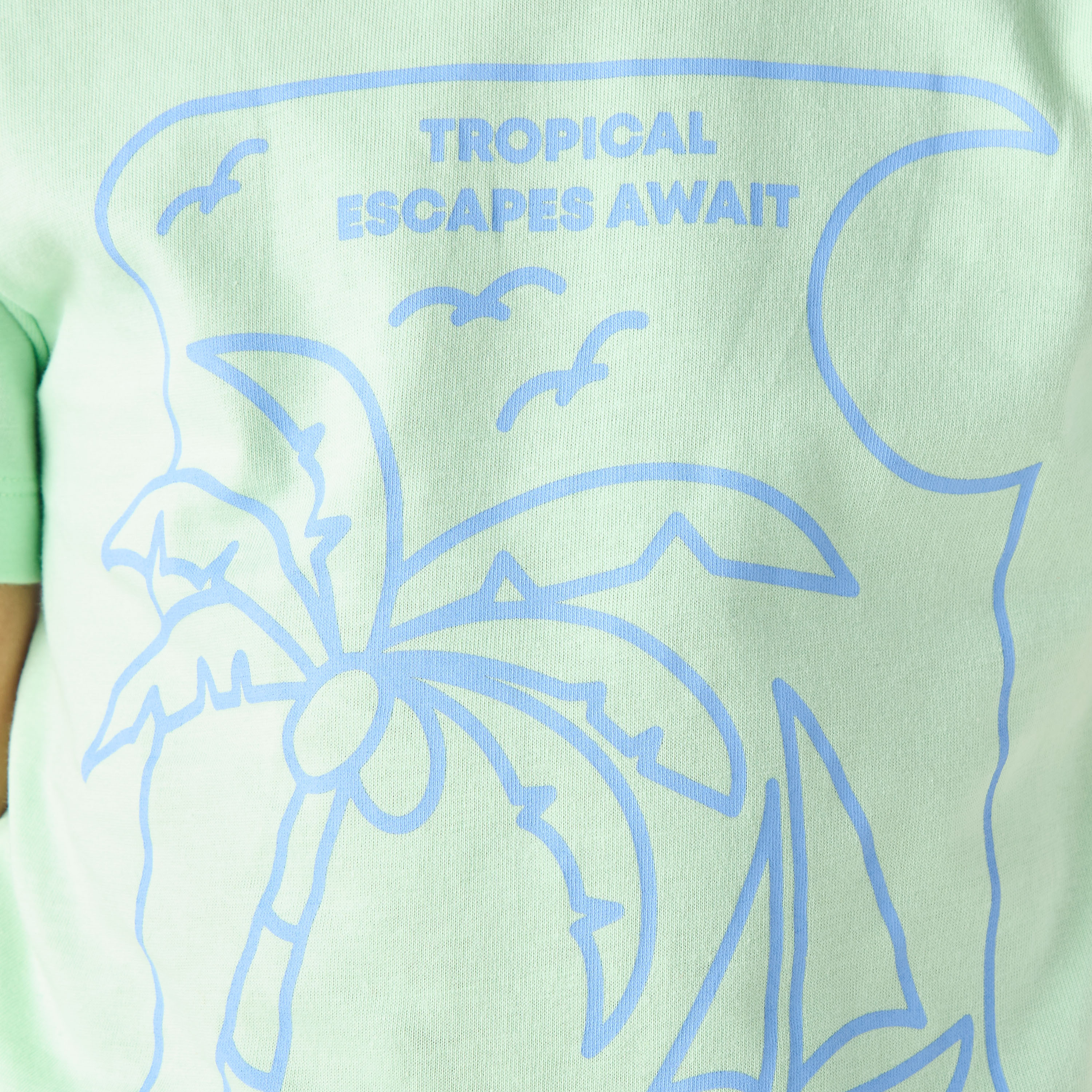 تيشيرت بياقة ضيقة وطبعات من جونيورز - طقم من قطعتين-boys-clothing-tshirtsandpolos-image-2