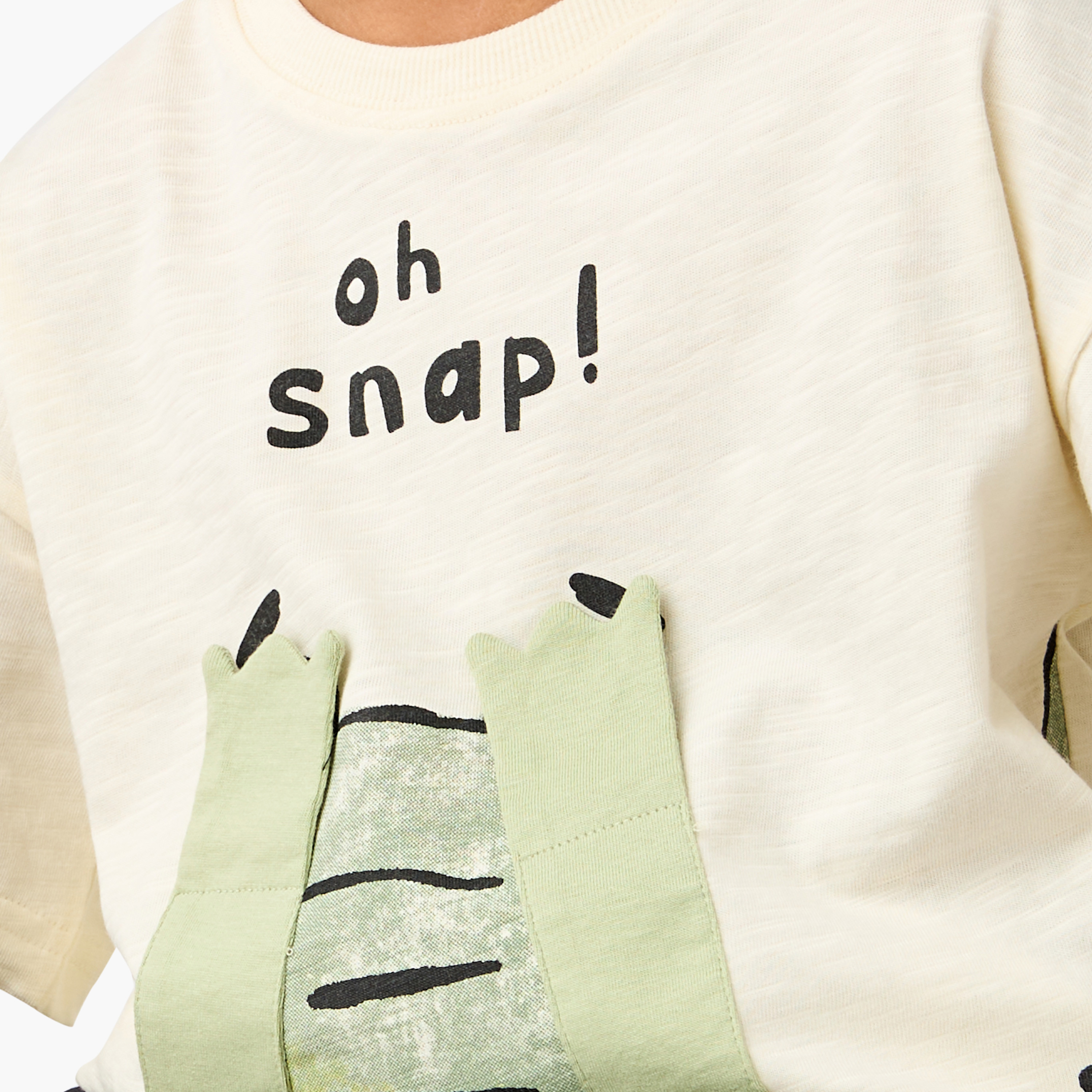 Juniors Graphic Print Crew Neck T-shirt with Short Sleeves-boys-clothing-tshirtsandpolos-image-6