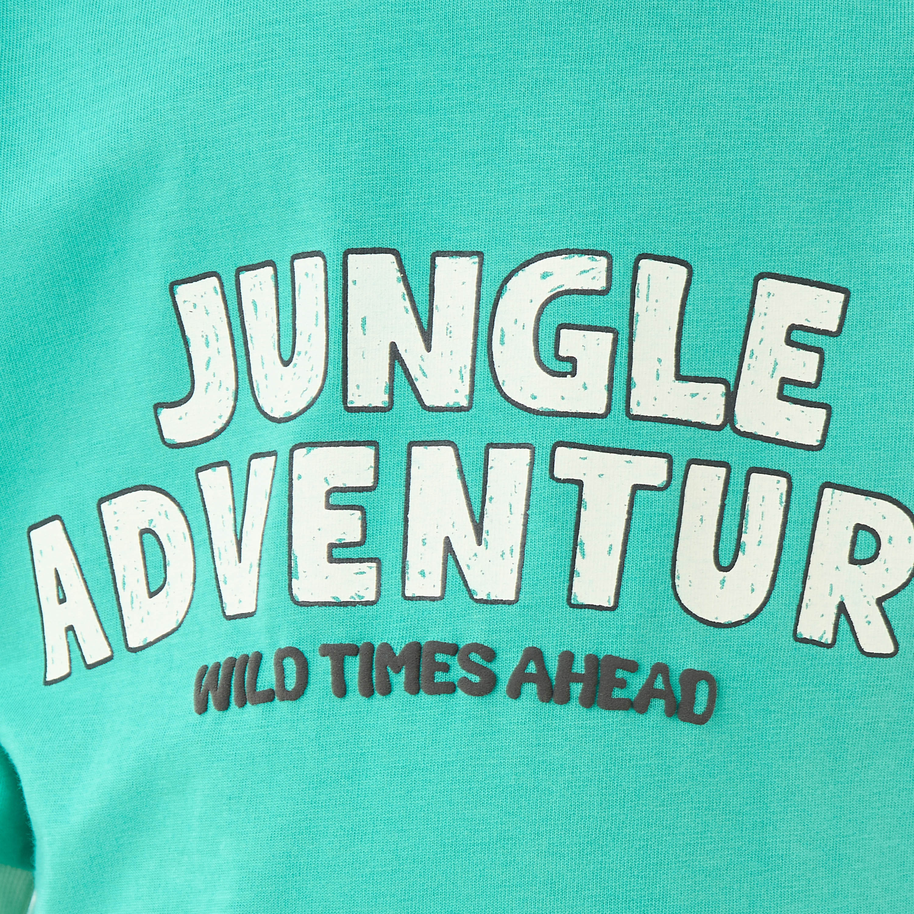 Juniors Graphic Print Crew Neck T-shirt with Short Sleeves-boys-clothing-tshirtsandpolos-image-5