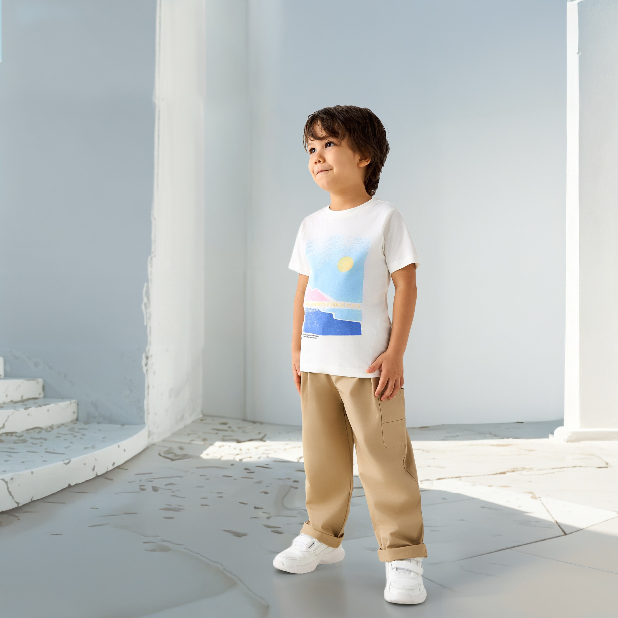 Juniors Printed Crew Neck T-shirt with Short Sleeves - Set of 2-boys-clothing-tshirtsandpolos-image-7