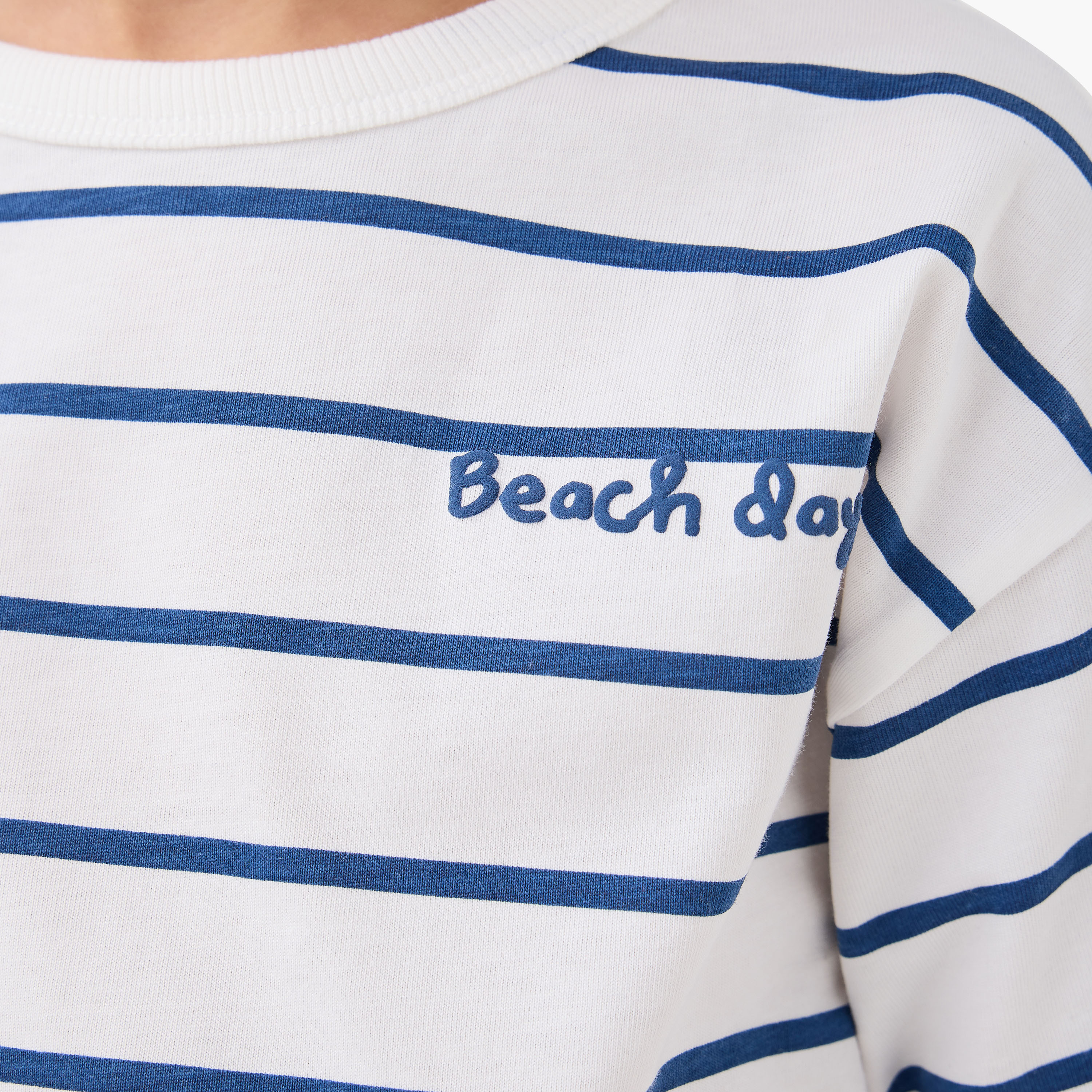 Juniors Striped Crew Neck T-shirt with Short Sleeves-boys-clothing-tshirtsandpolos-image-5