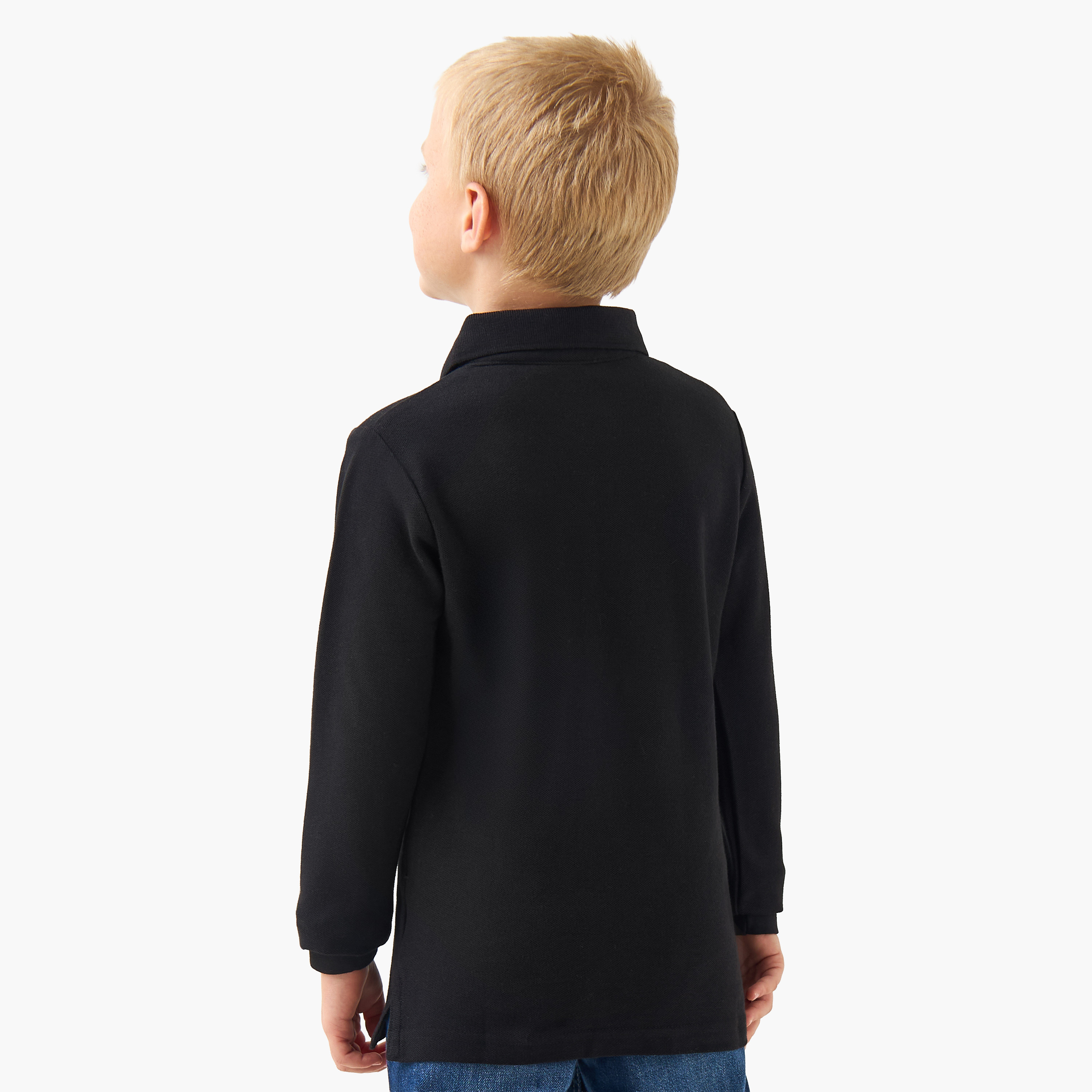 تيشيرت بولو بياقة وأكمام طويلة من جونيورز-boys-clothing-tshirtsandpolos-image-3