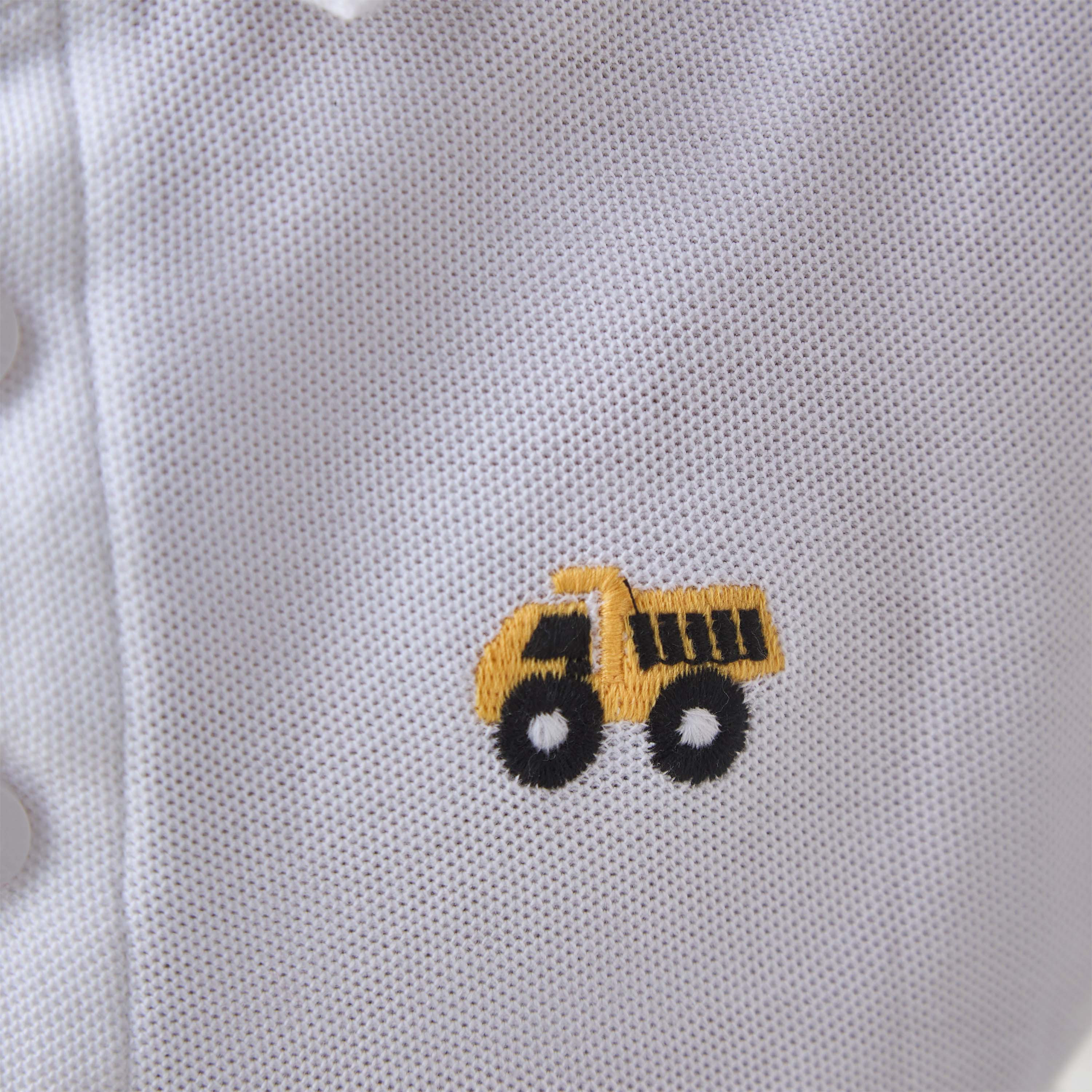 Juniors Collared Long Sleeves Polo T-shirt with Textured Design-boys-clothing-tshirtsandpolos-image-5
