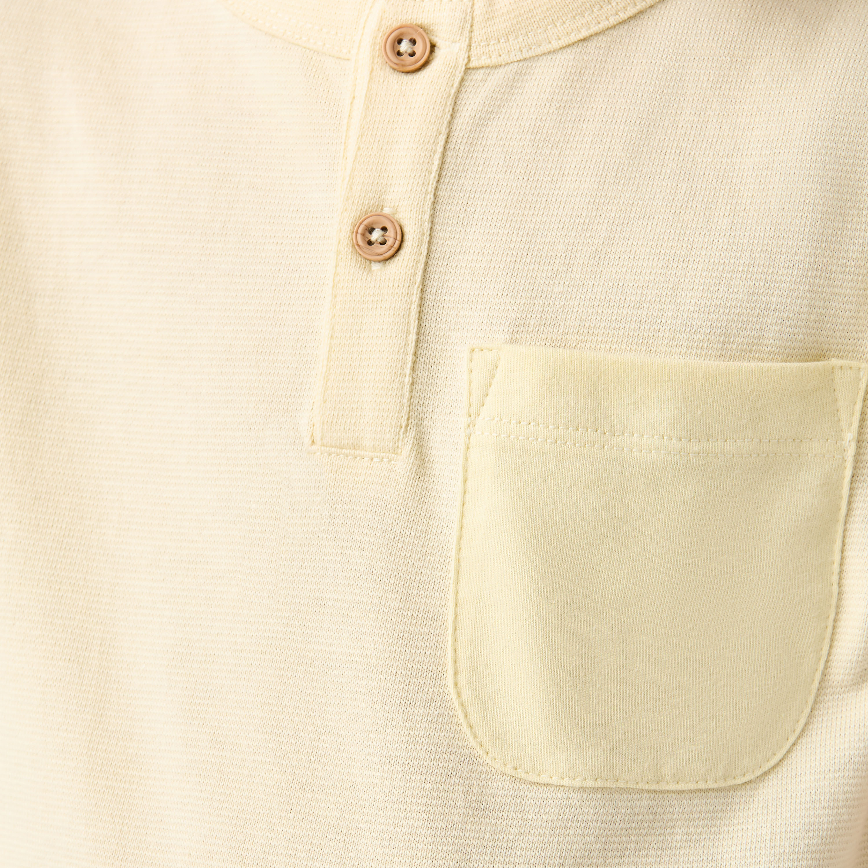 Juniors Textured T-shirt with Short Sleeves and Chest Pocket-boys-clothing-tshirtsandpolos-image-5