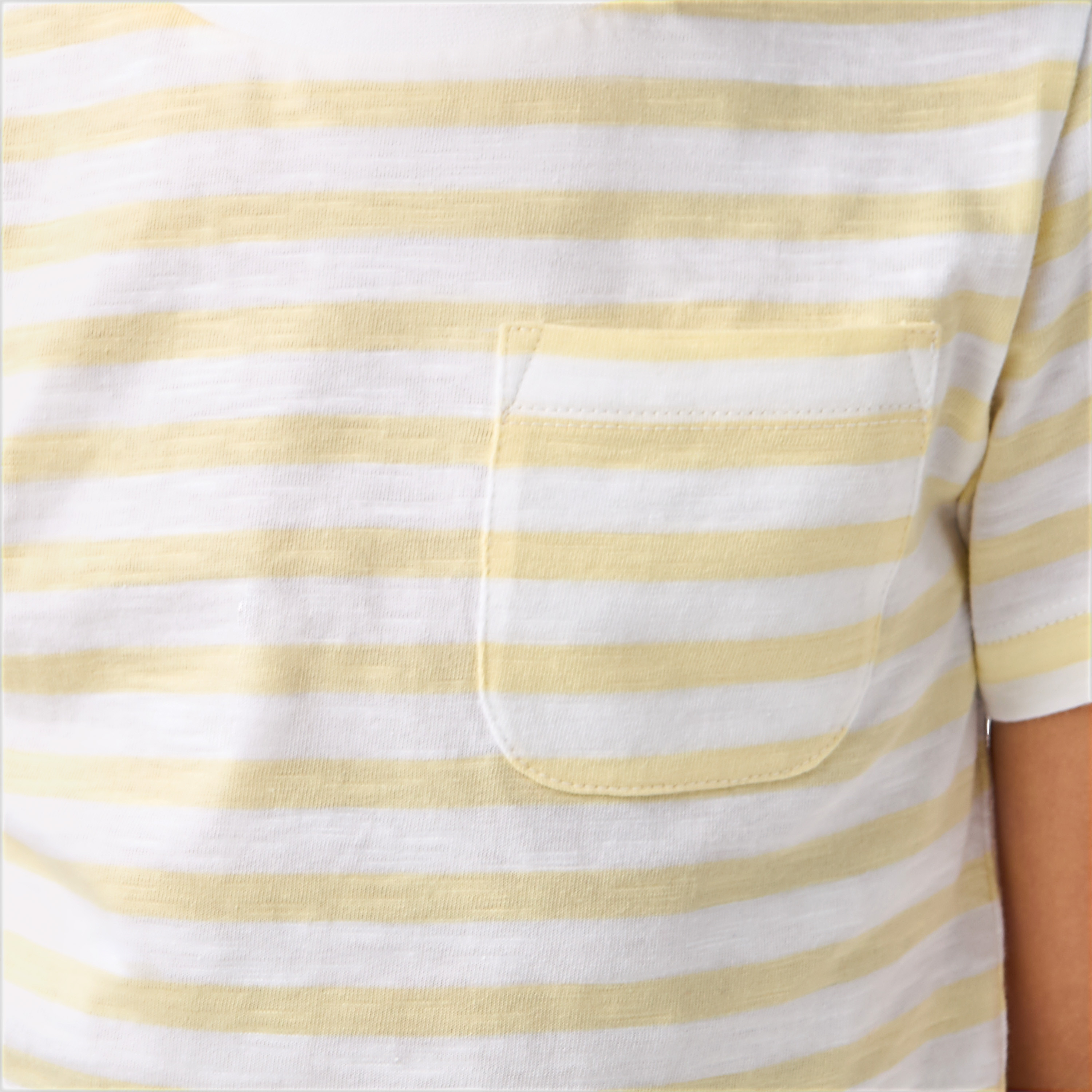 Juniors Striped T-shirt with Crew Neck and Short Sleeves-boys-clothing-tshirtsandpolos-image-5