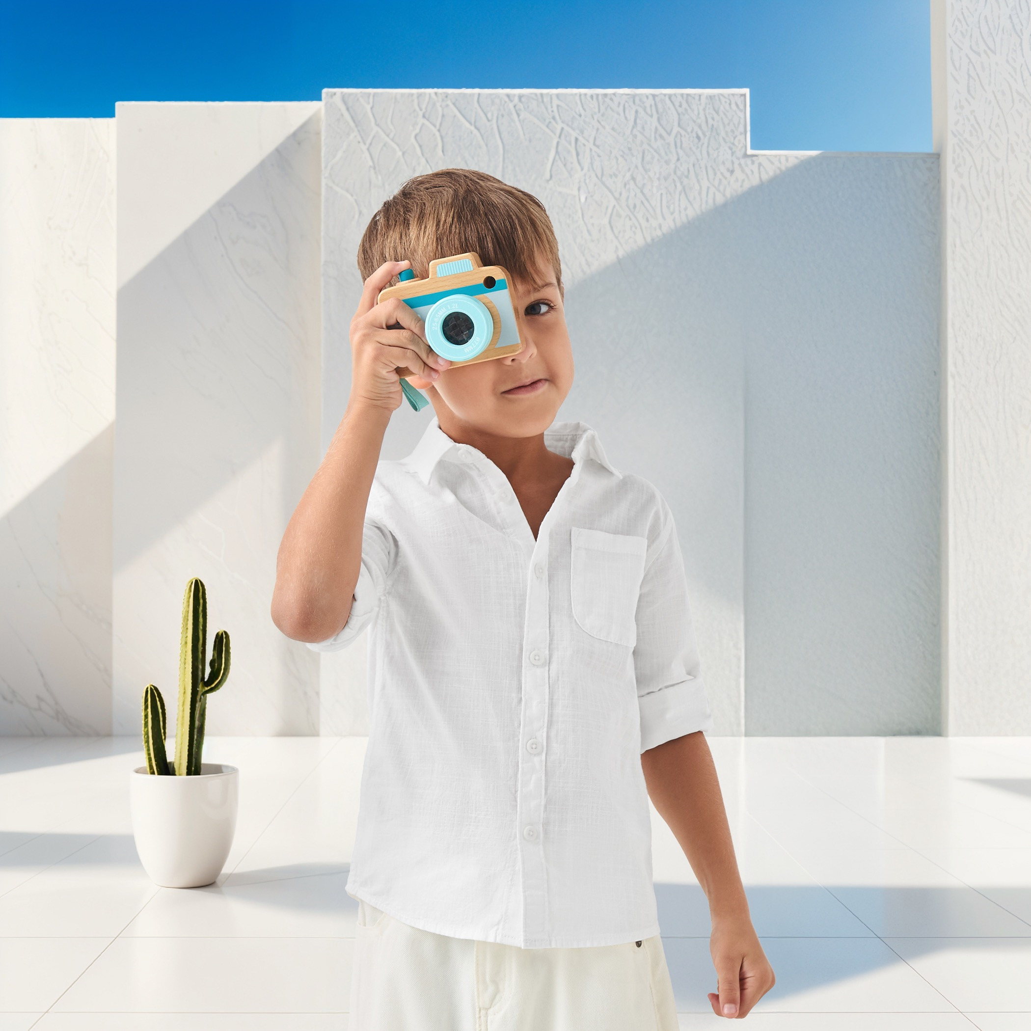 Juniors Solid Shirt with Button Closure and Long Sleeves-boys-clothing-shirts-image-1