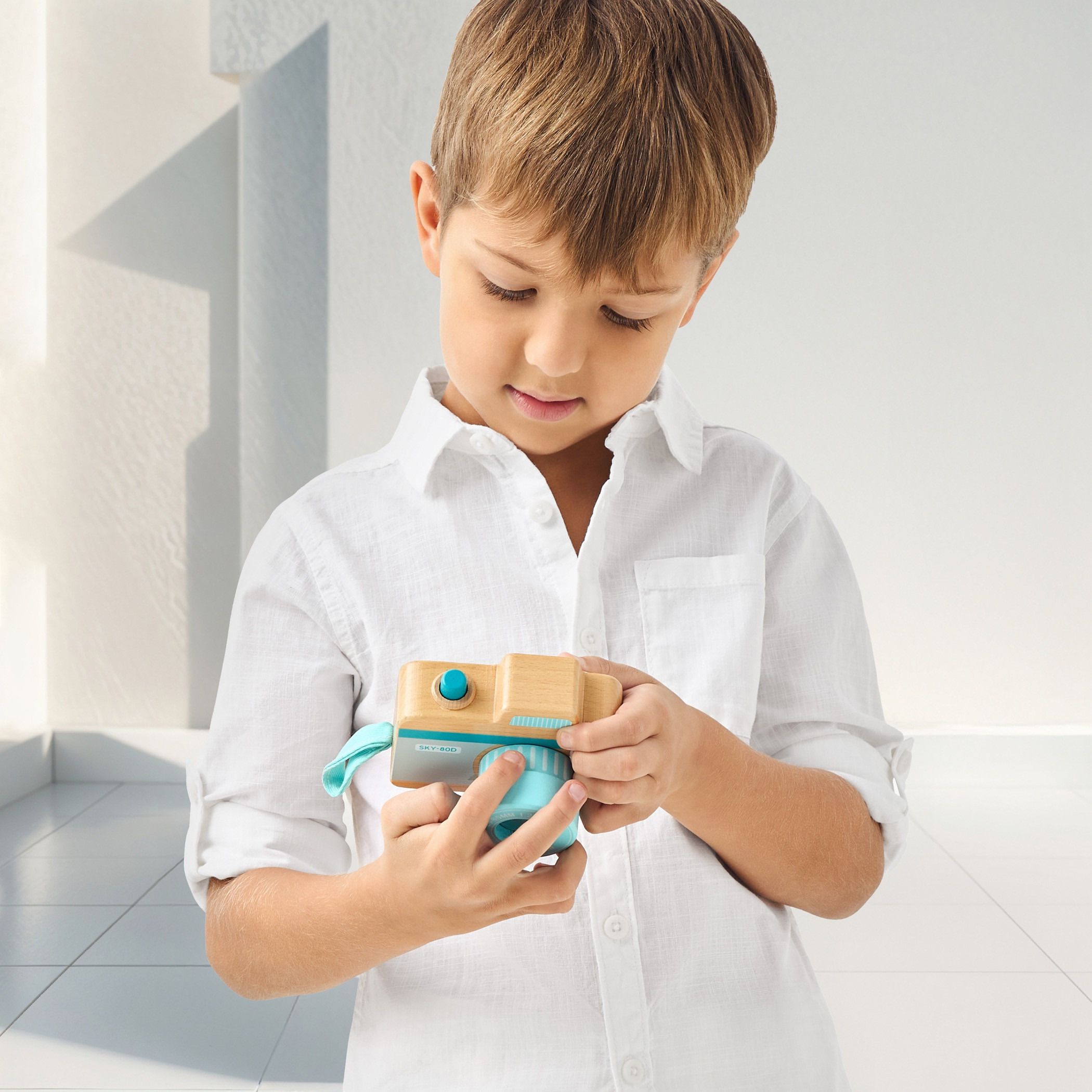 Juniors Solid Shirt with Button Closure and Long Sleeves-boys-clothing-shirts-image-4