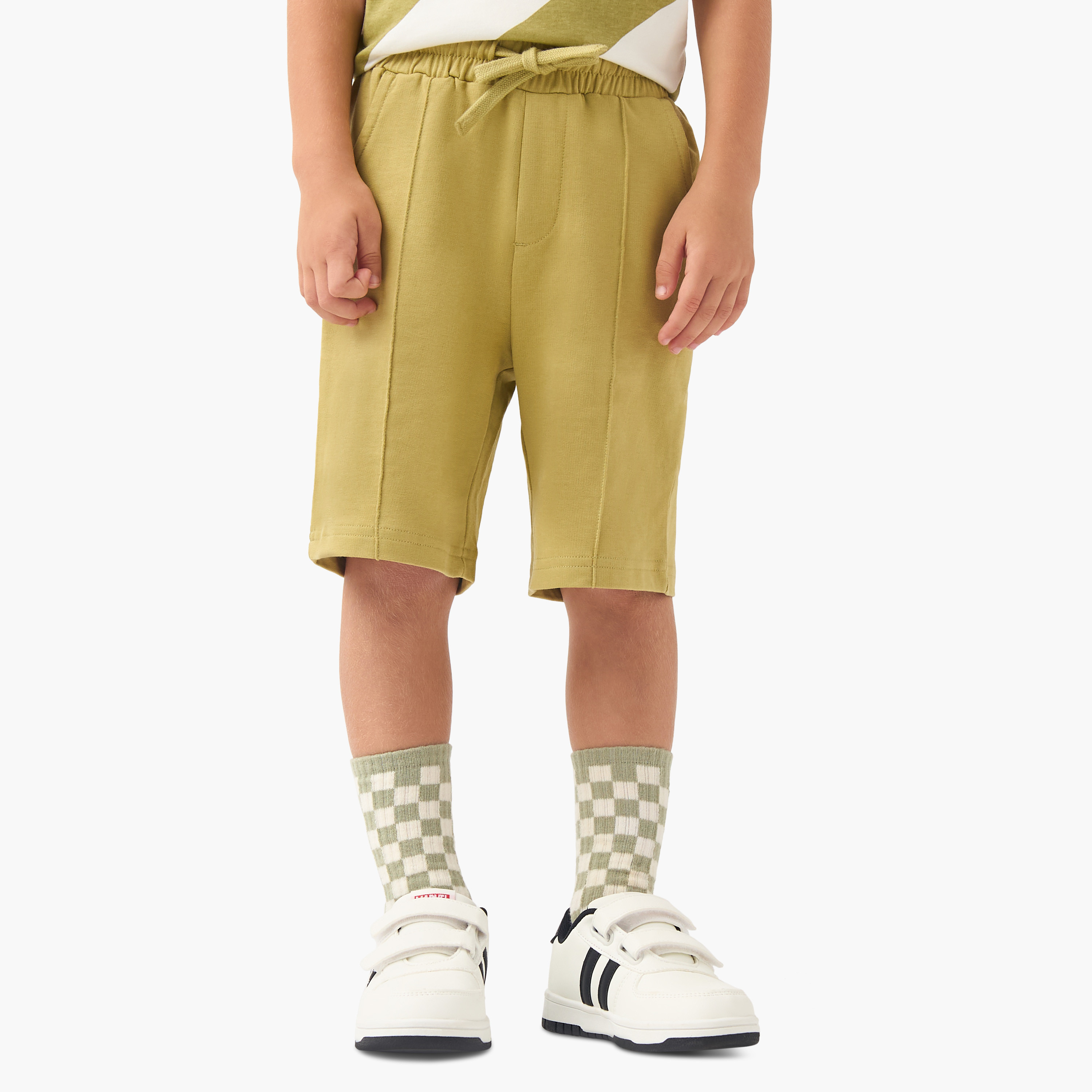 شورت سادة برباط إغلاق من جونيورز-baby-boys-clothing-bottoms-shorts-image-1