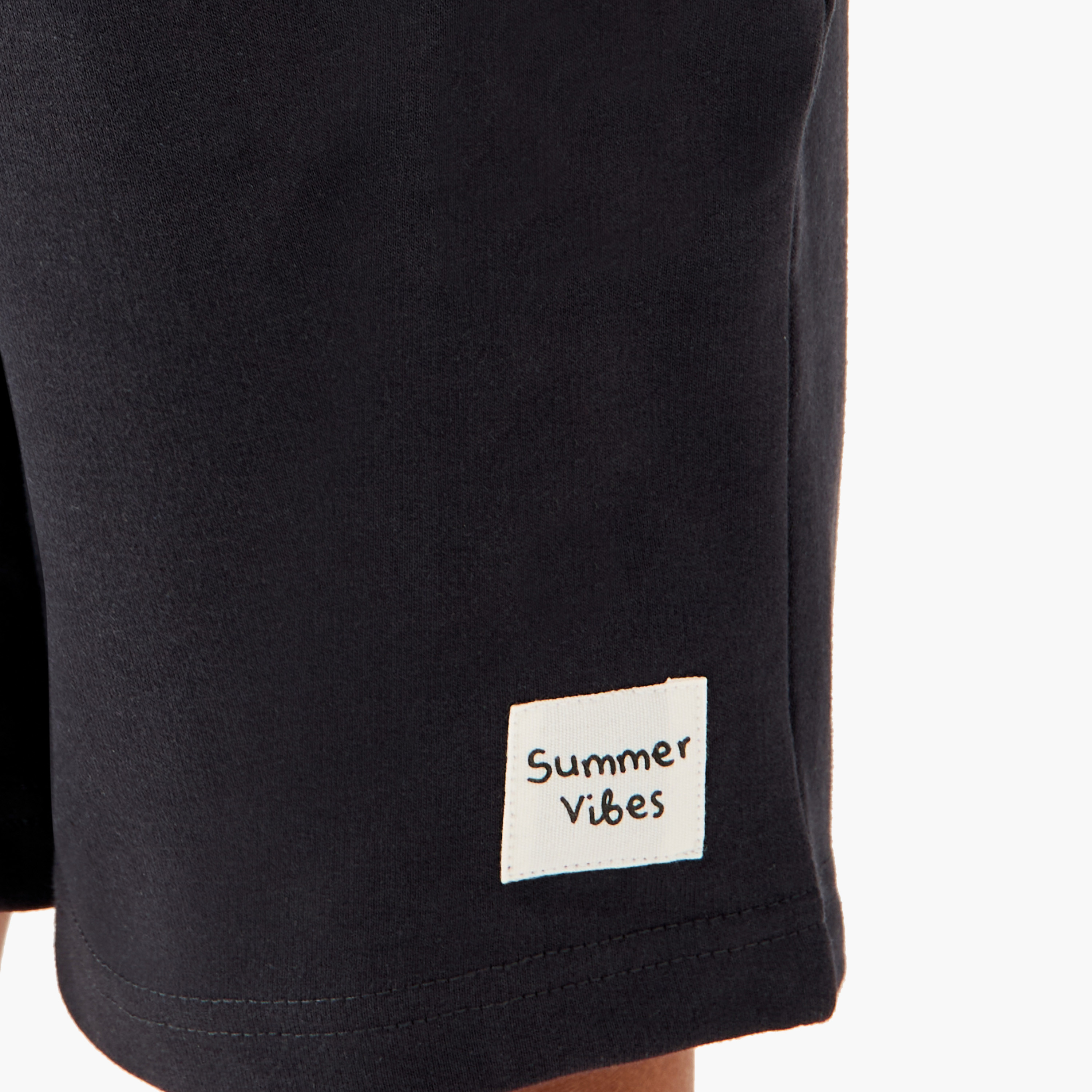 Juniors Solid Shorts with Drawstring Closure and Pockets-boys-clothing-bottoms-shorts-image-5