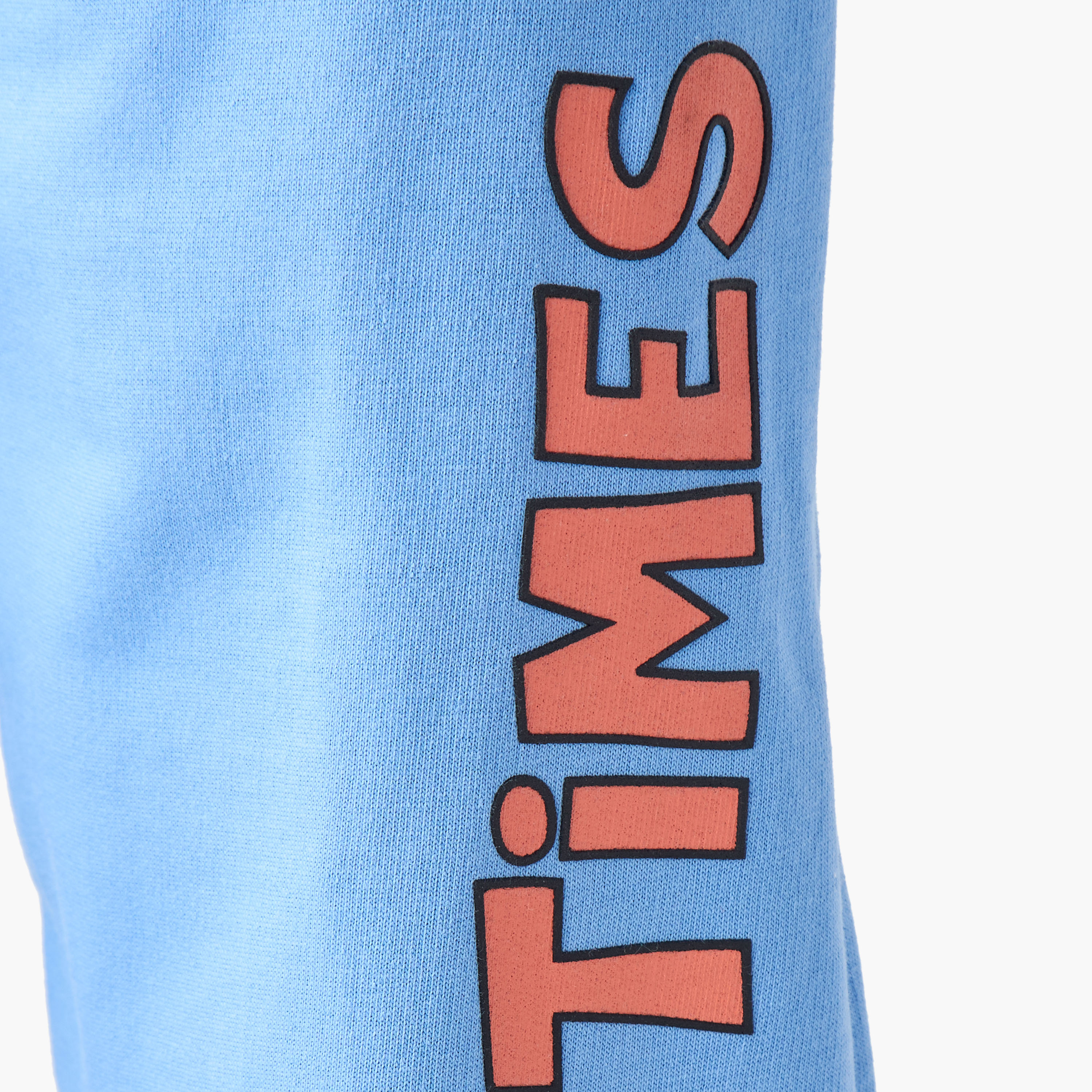 Juniors Slogan Print Jog Pants with Pockets and Elasticated Drawstring Closure-boys-clothing-bottoms-joggersandtrackpants-image-5