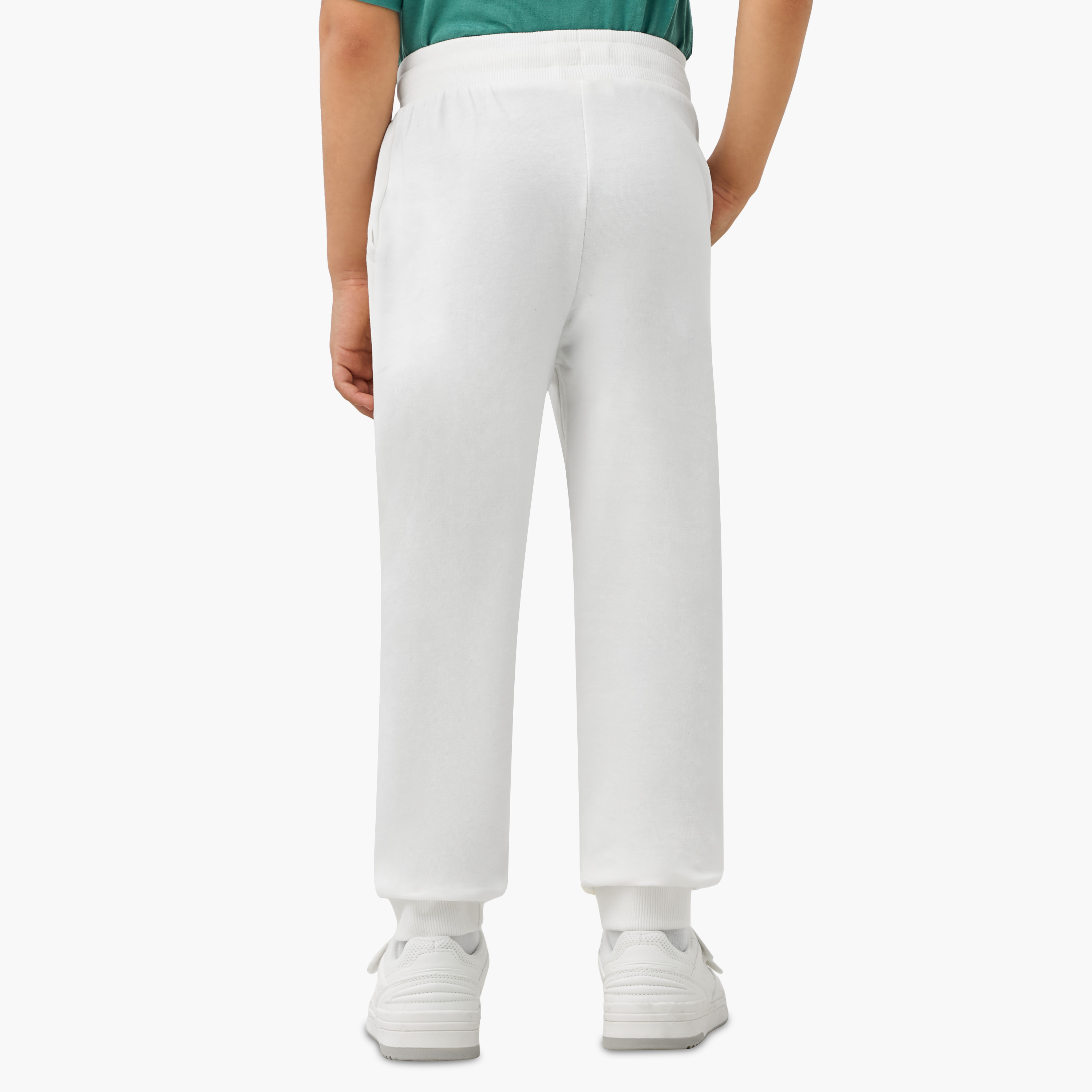 Juniors Panelled Joggers with Drawstring Closure-boys-clothing-bottoms-joggersandtrackpants-image-3