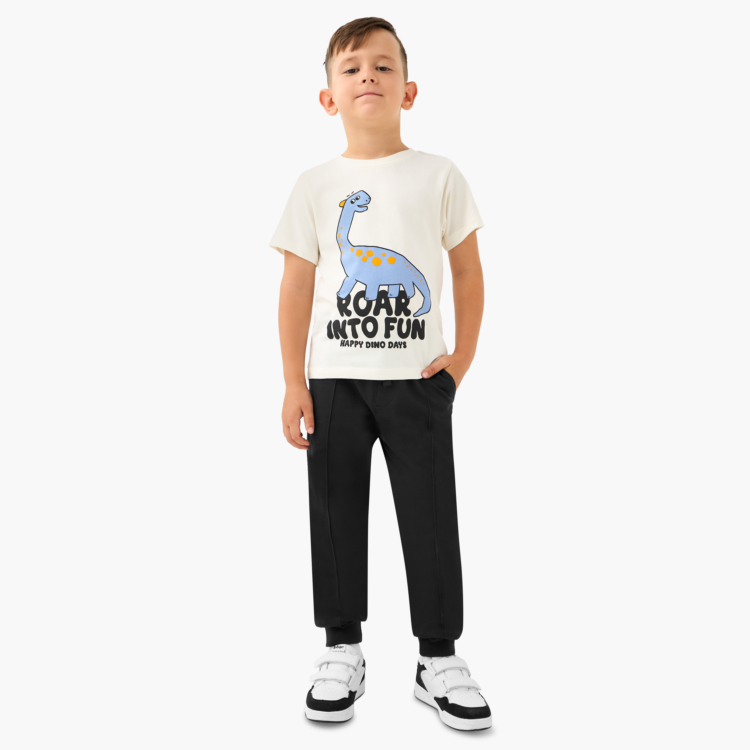 Juniors Panelled Joggers with Drawstring Closure-boys-clothing-bottoms-joggersandtrackpants-image-2
