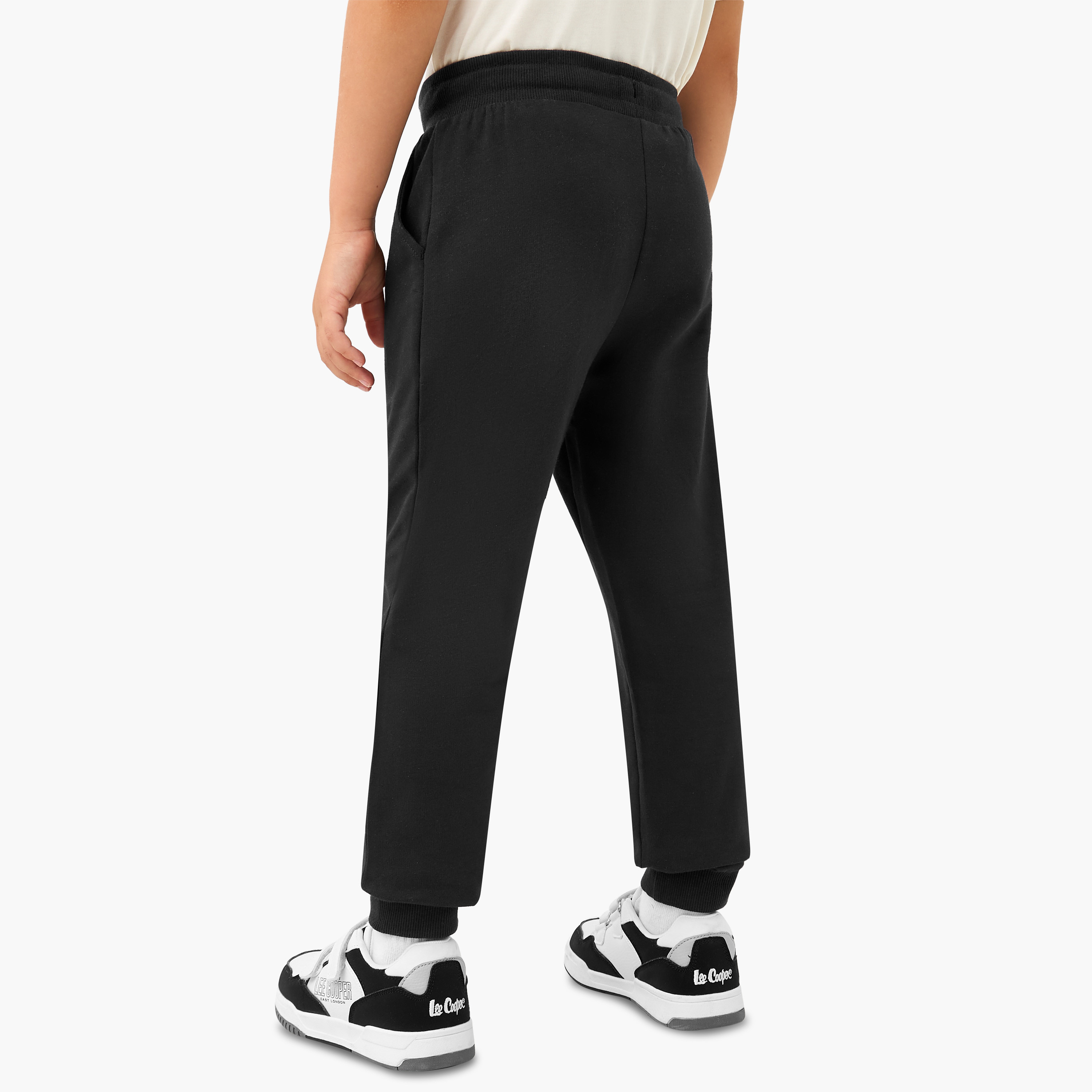 Juniors Panelled Joggers with Drawstring Closure-boys-clothing-bottoms-joggersandtrackpants-image-3